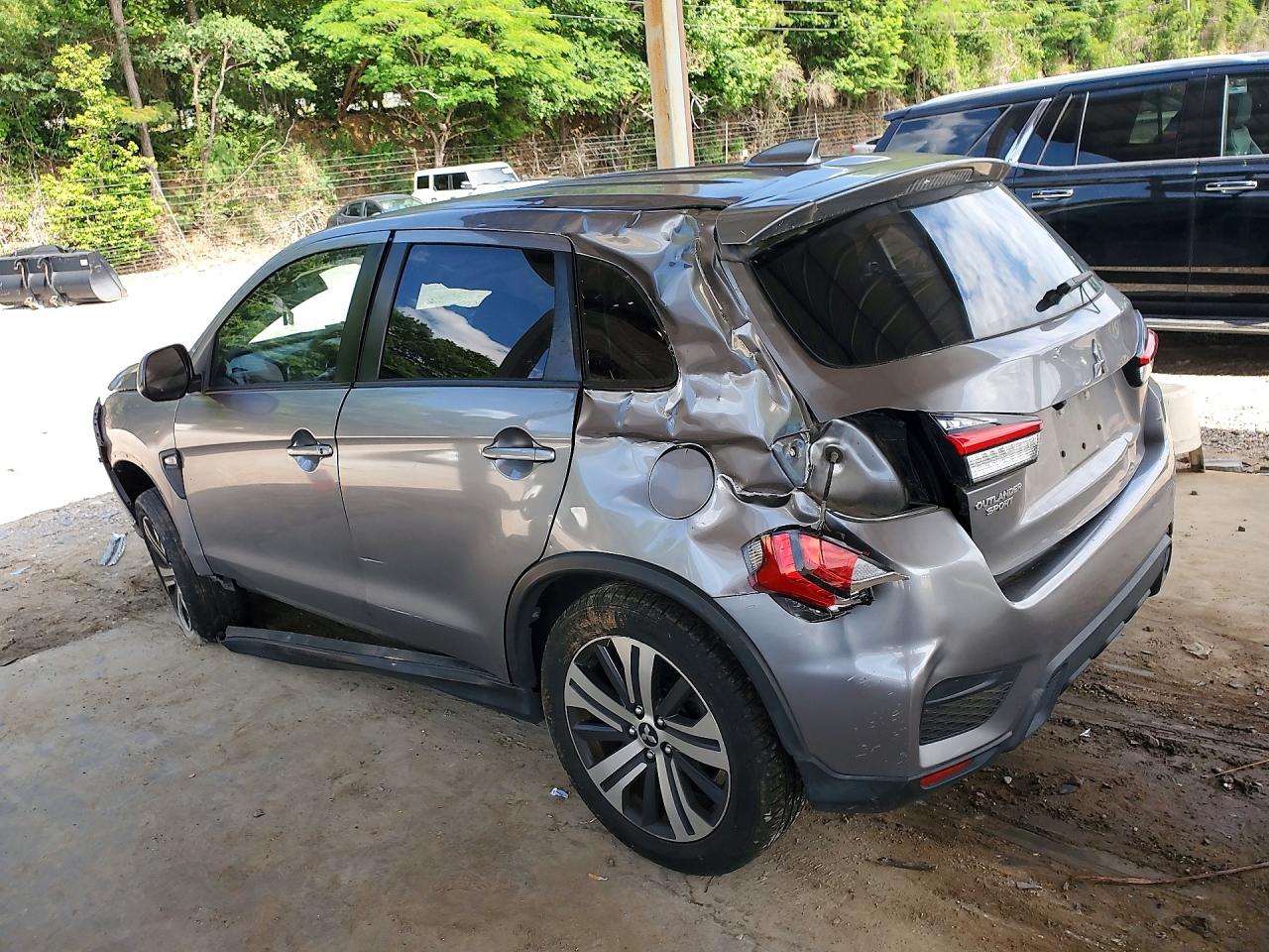 2020 Mitsubishi Outlander Sport Es Gray vin: JA4AR3AU1LU014848