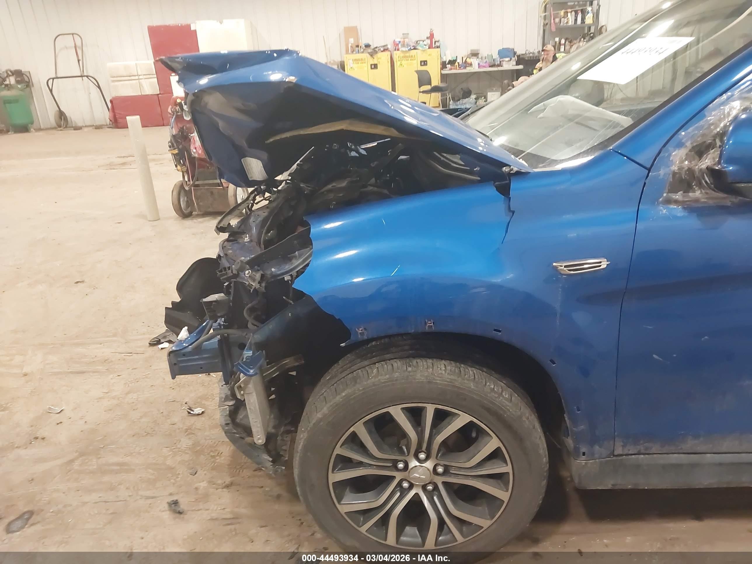 2019 Mitsubishi Outlander Sport 2.0 Es Синий vin: JA4AR3AU2KU032886