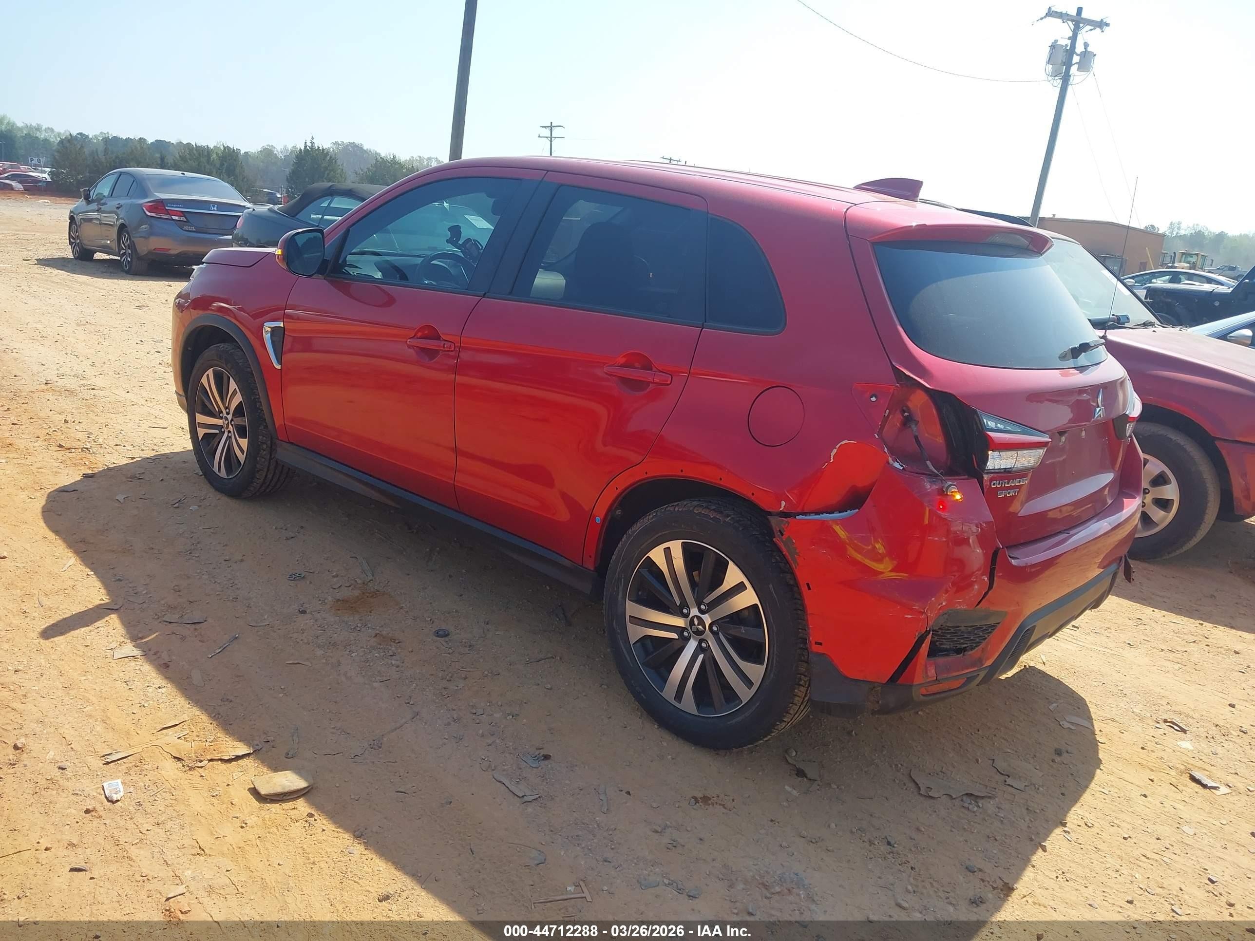 2020 Mitsubishi Outlander Sport 2.0 Be Awc/2.0 Es Awc/2.0 Se Awc/2.0 Sp Awc Красный vin: JA4AR3AU2LU010260