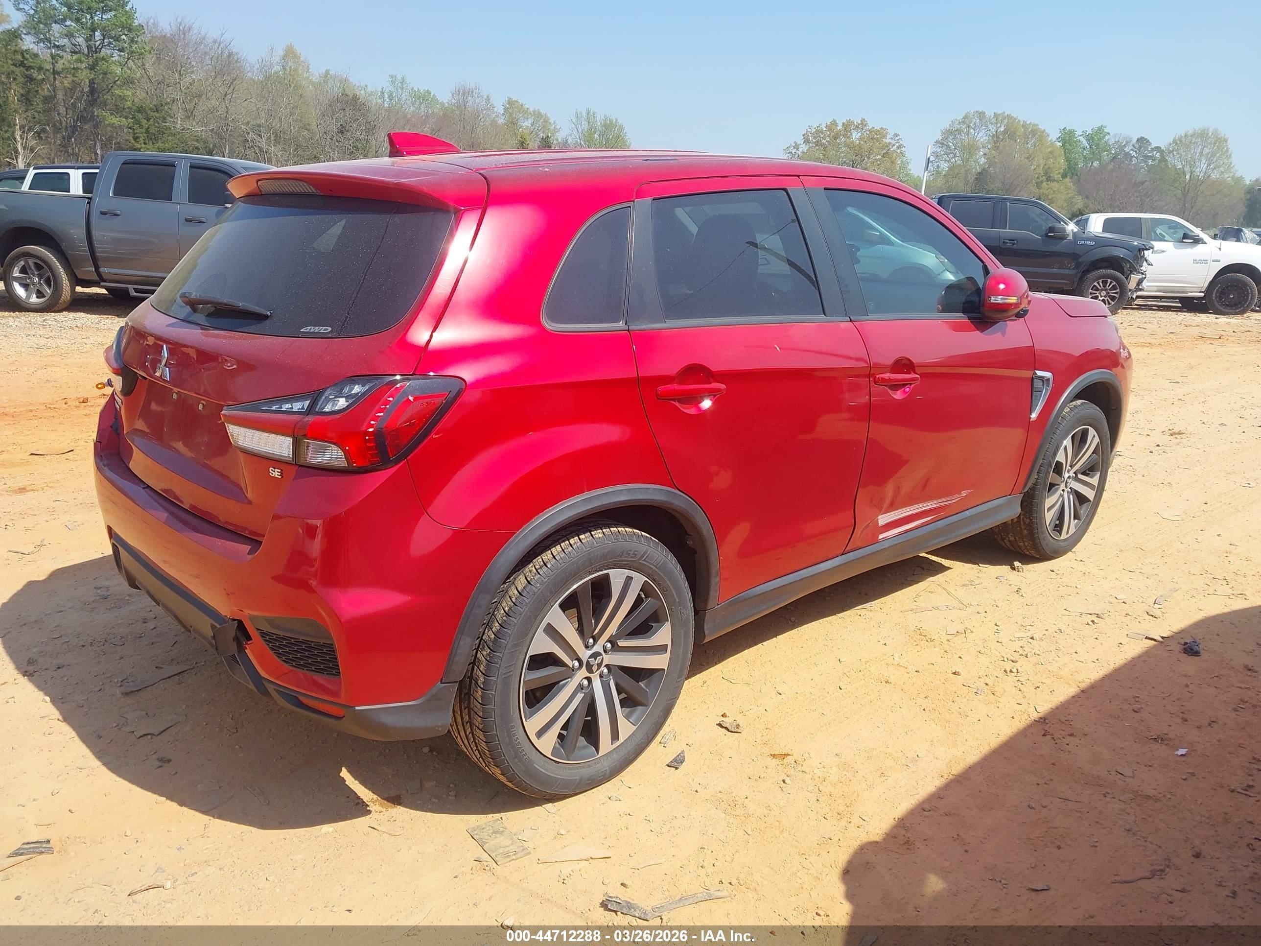 2020 Mitsubishi Outlander Sport 2.0 Be Awc/2.0 Es Awc/2.0 Se Awc/2.0 Sp Awc Красный vin: JA4AR3AU2LU010260