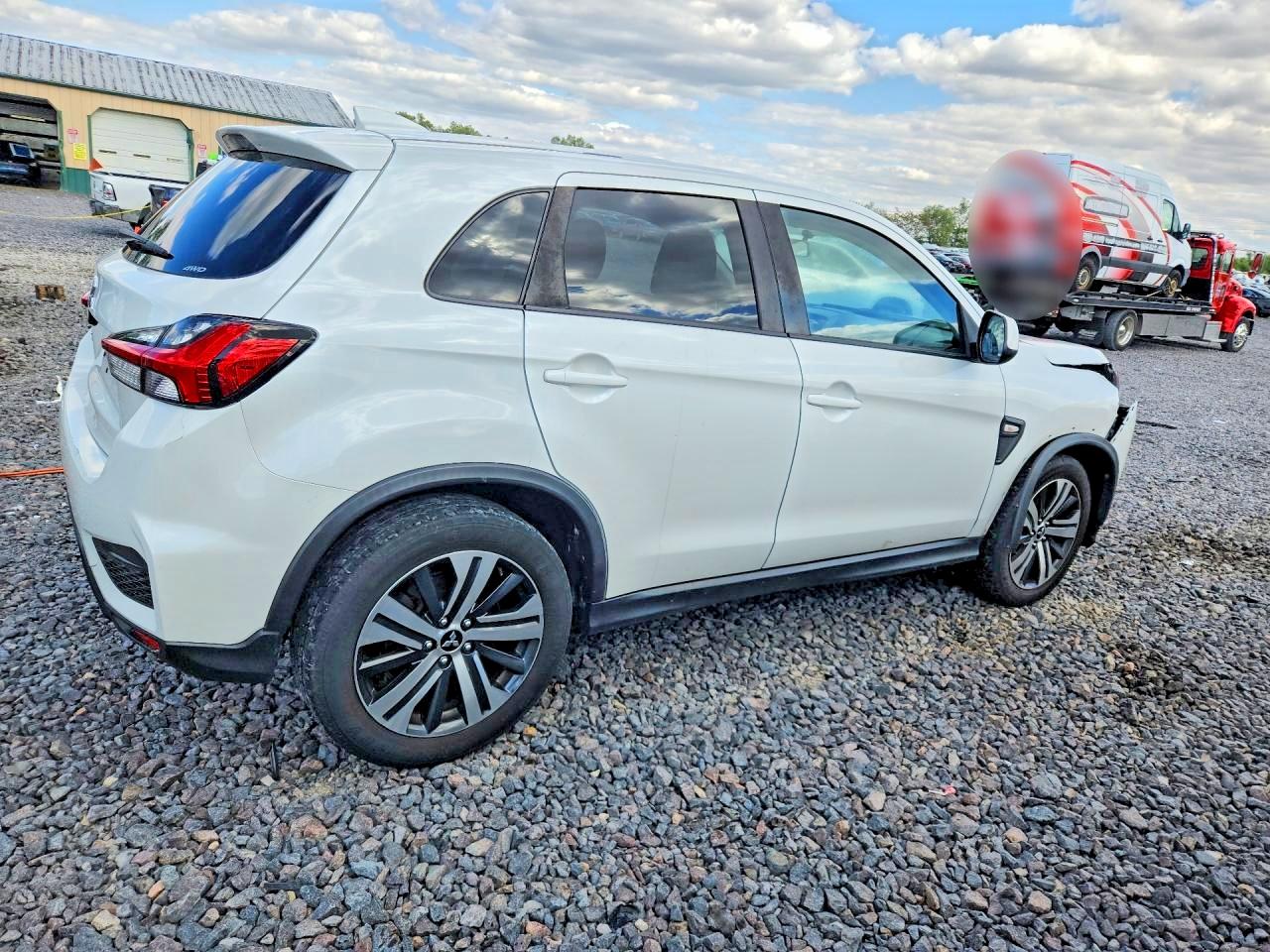 2020 Mitsubishi Outlander Sport Es White vin: JA4AR3AU3LU030744
