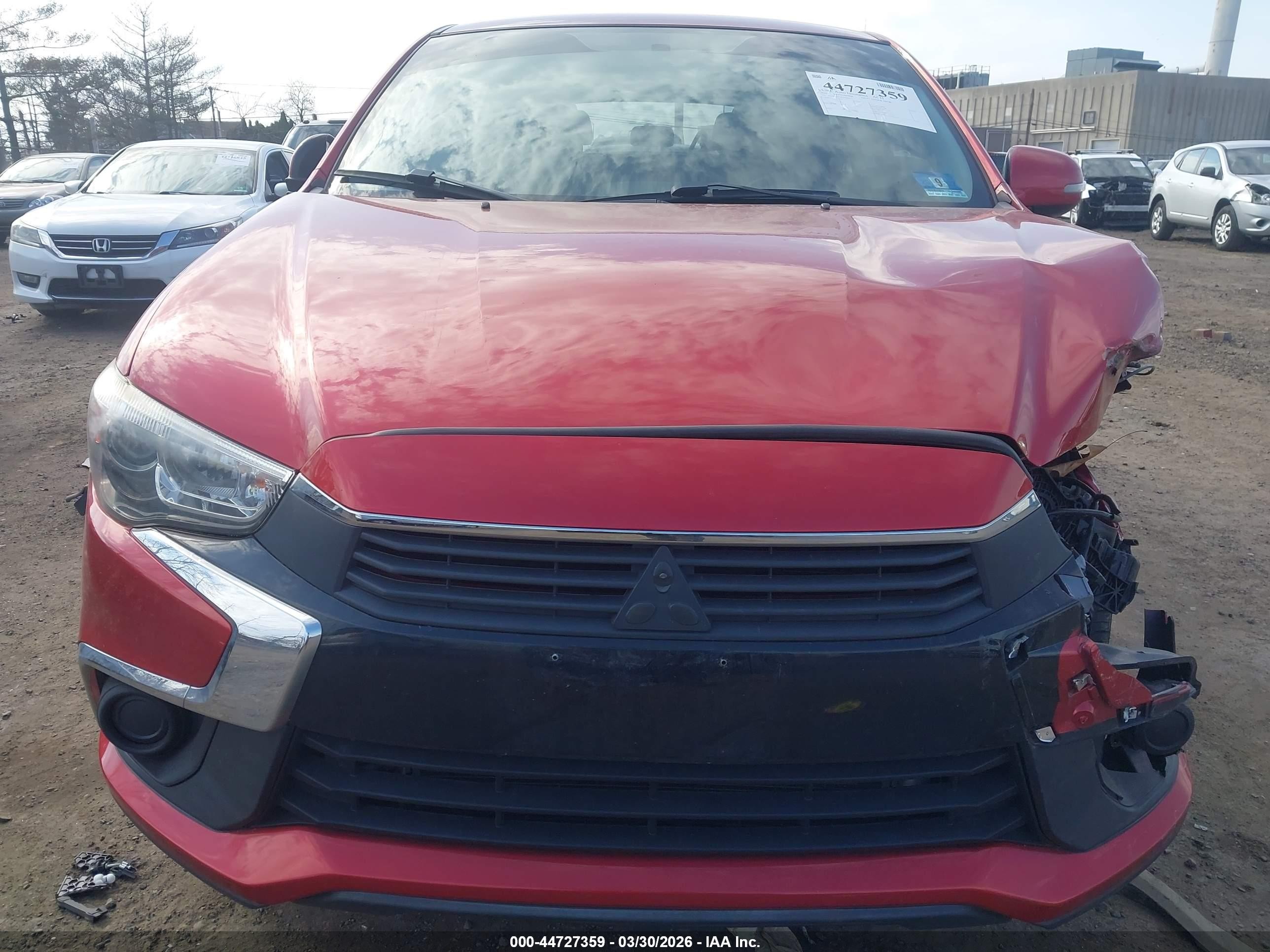 2016 Mitsubishi Outlander Sport 2.0 Es Red vin: JA4AR3AU4GZ026565
