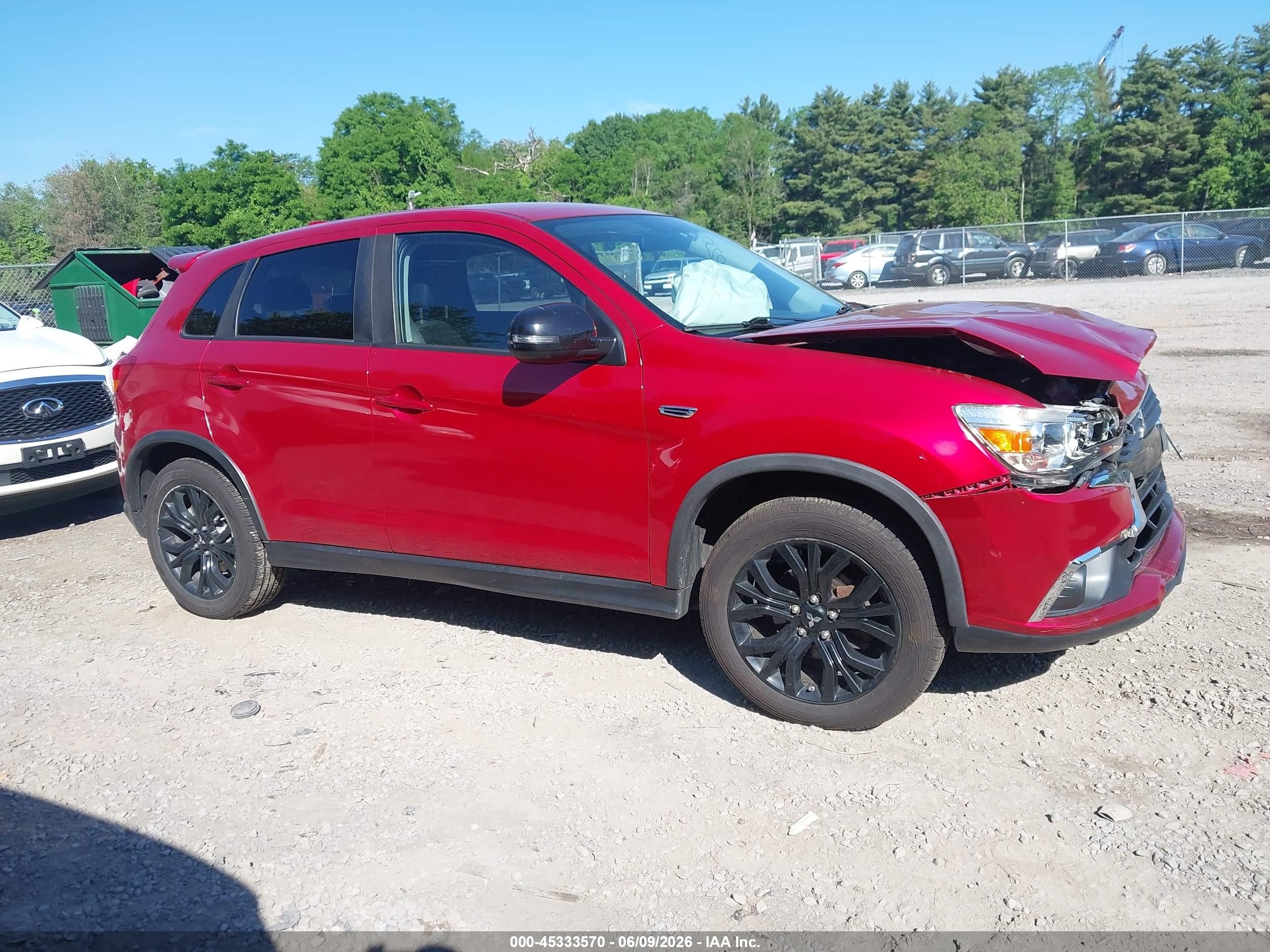 2017 Mitsubishi Outlander Sport 2.0 Le Red vin: JA4AR3AU4HZ054013