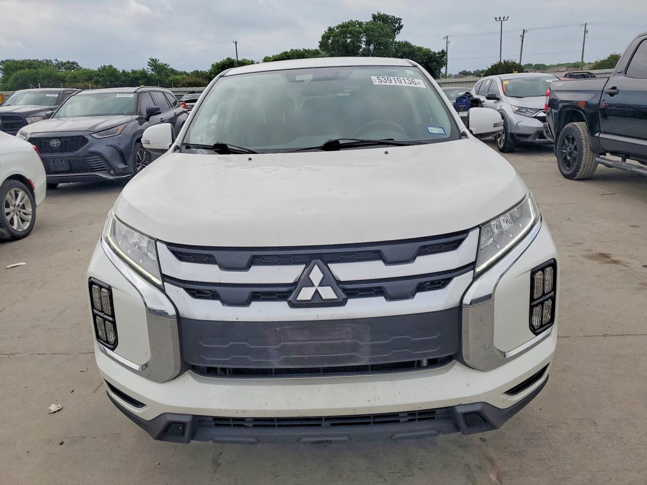 2020 Mitsubishi Outlander Sport Es White vin: JA4AR3AU4LU001169