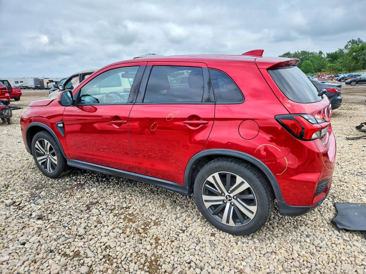 2020 Mitsubishi Outlander Sport Es Red vin: JA4AR3AU4LU017050
