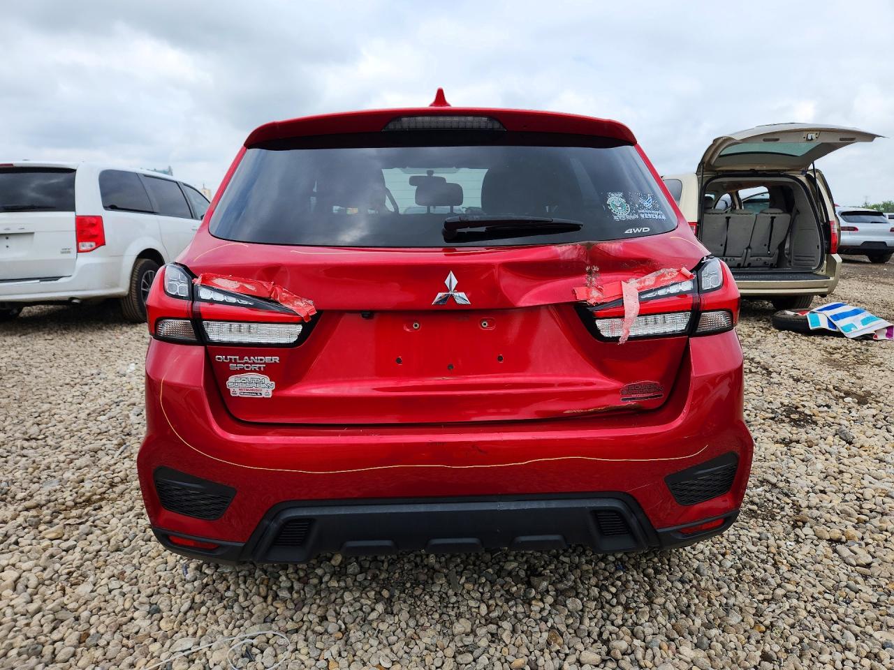2020 Mitsubishi Outlander Sport Es Red vin: JA4AR3AU4LU017050