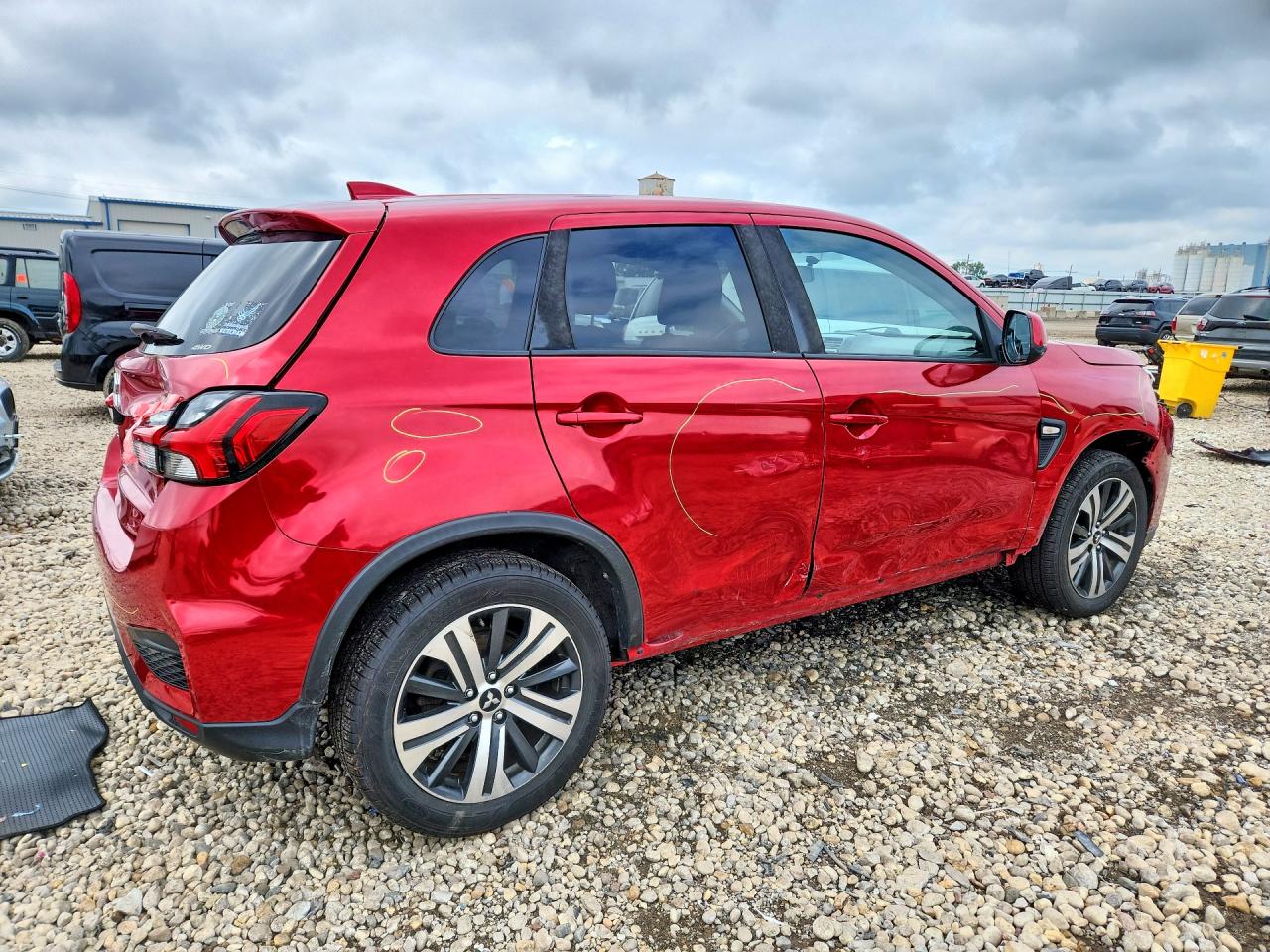 2020 Mitsubishi Outlander Sport Es Red vin: JA4AR3AU4LU017050