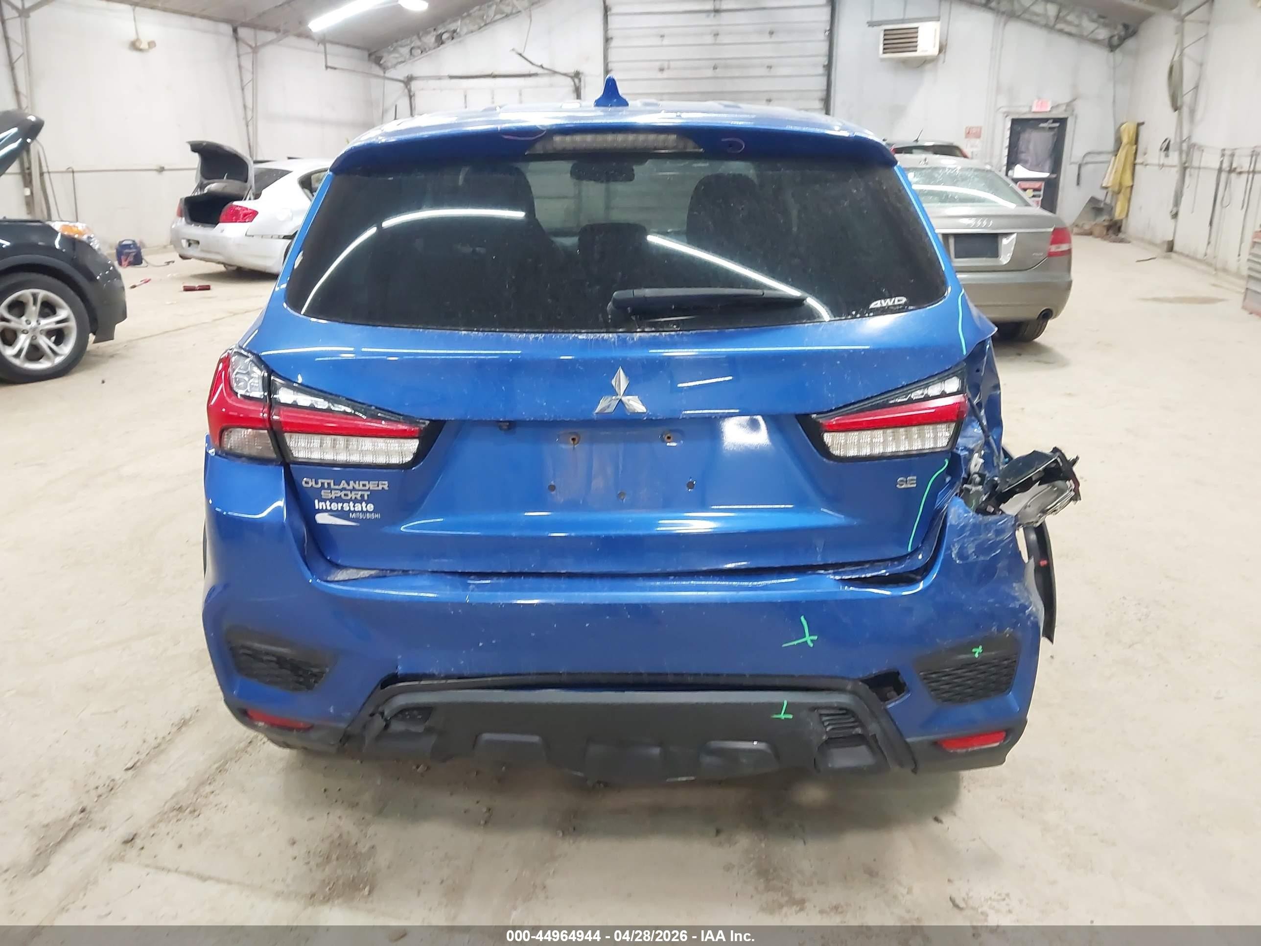 2020 Mitsubishi Outlander Sport 2.0 Se Awc Синий vin: JA4AR3AU6LU023478