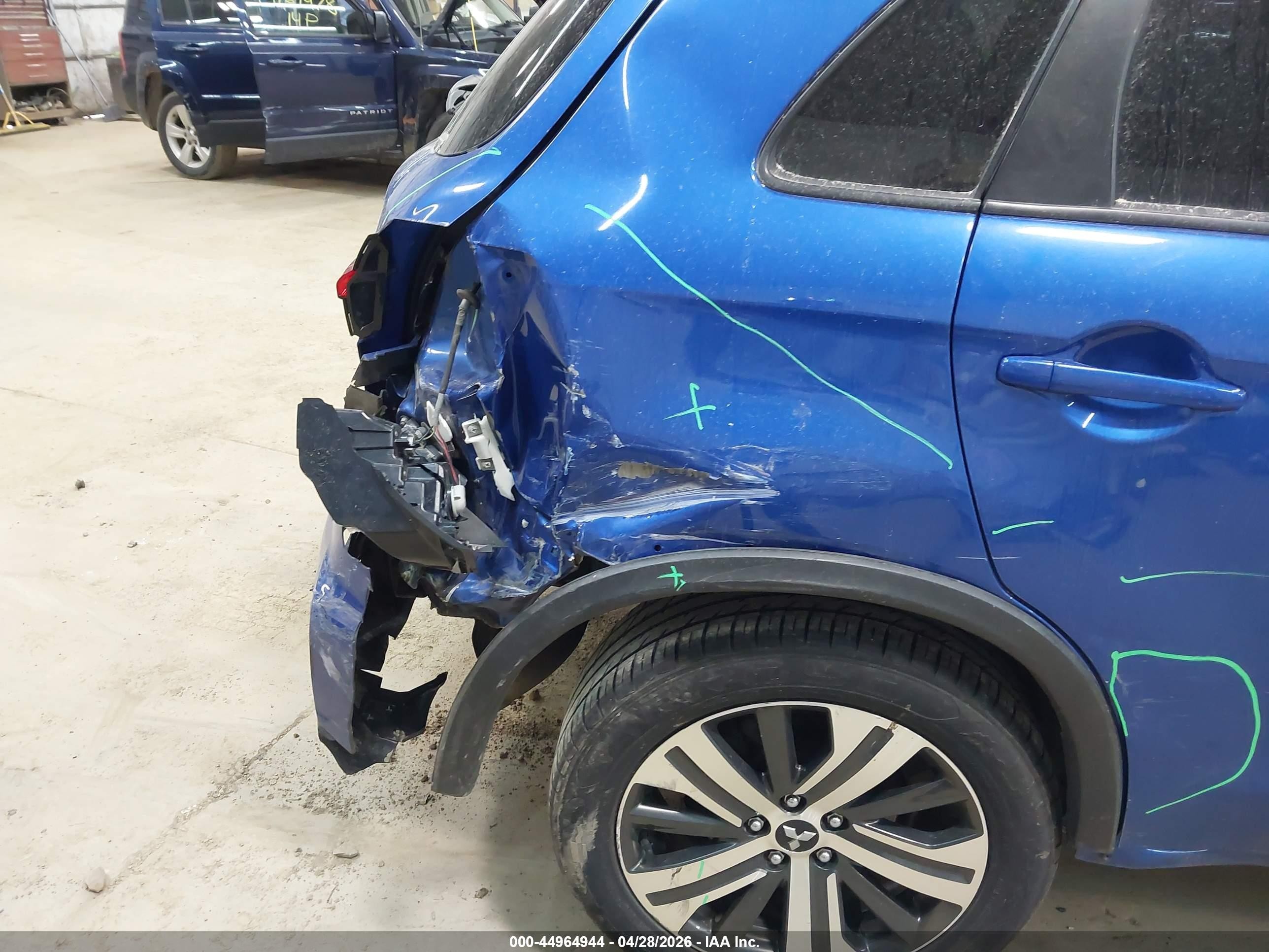 2020 Mitsubishi Outlander Sport 2.0 Se Awc Синий vin: JA4AR3AU6LU023478