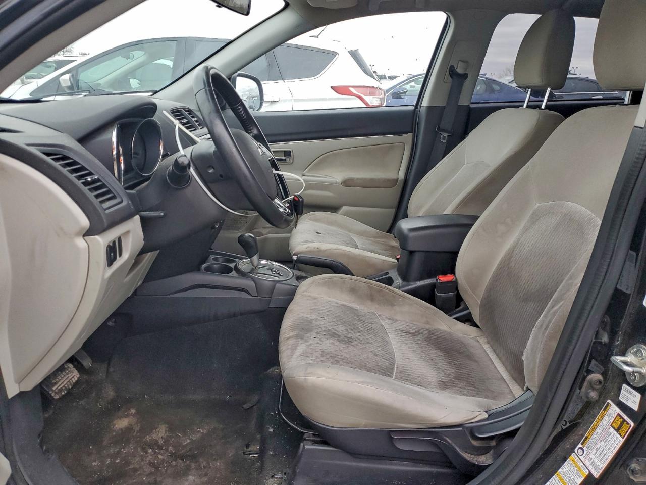 2017 Mitsubishi Outlander Sport Es Черный vin: JA4AR3AU8HZ054502