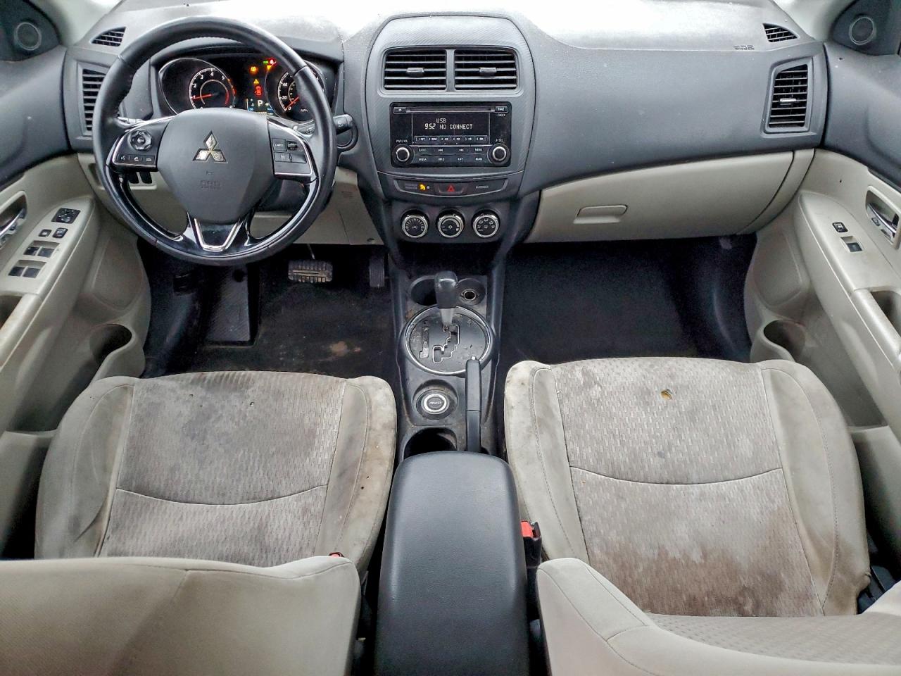 2017 Mitsubishi Outlander Sport Es Черный vin: JA4AR3AU8HZ054502