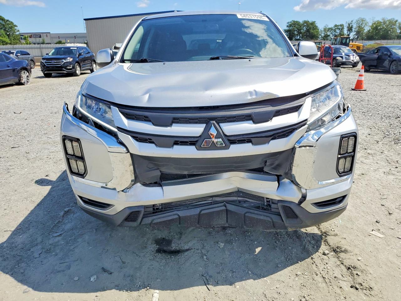 2020 Mitsubishi Outlander Sport Es Silver vin: JA4AR3AU8LU013096