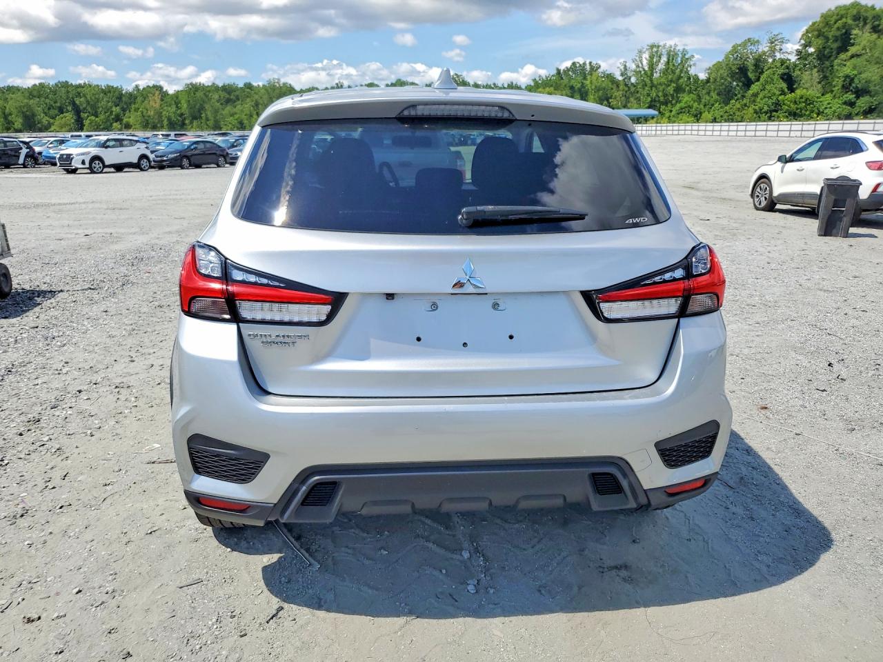 2020 Mitsubishi Outlander Sport Es Silver vin: JA4AR3AU8LU013096