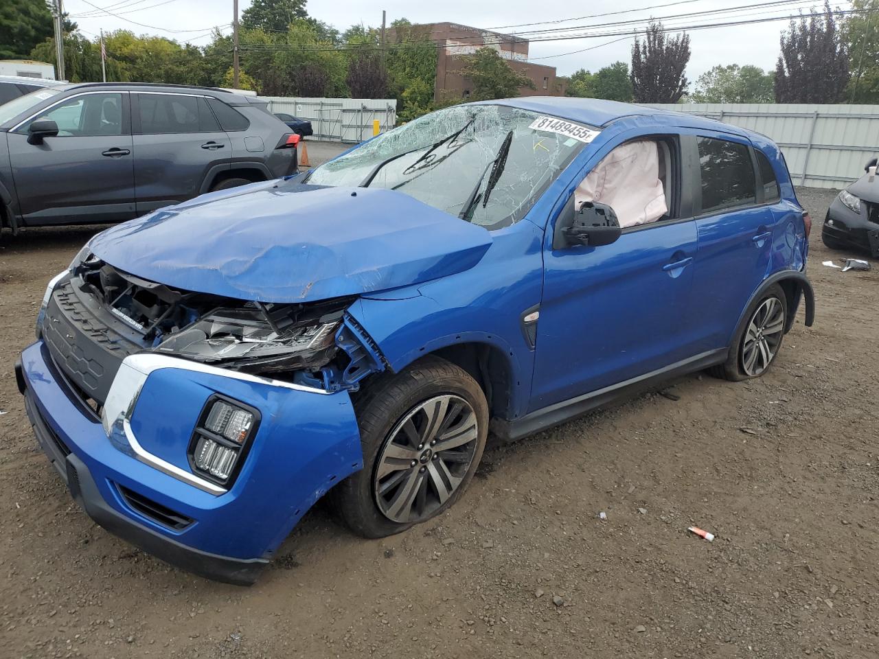 2020 Mitsubishi Outlander Sport Es Blue vin: JA4AR3AU9LU006027