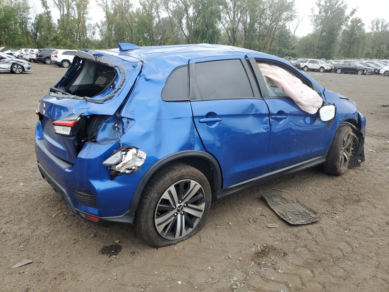 2020 Mitsubishi Outlander Sport Es Blue vin: JA4AR3AU9LU006027