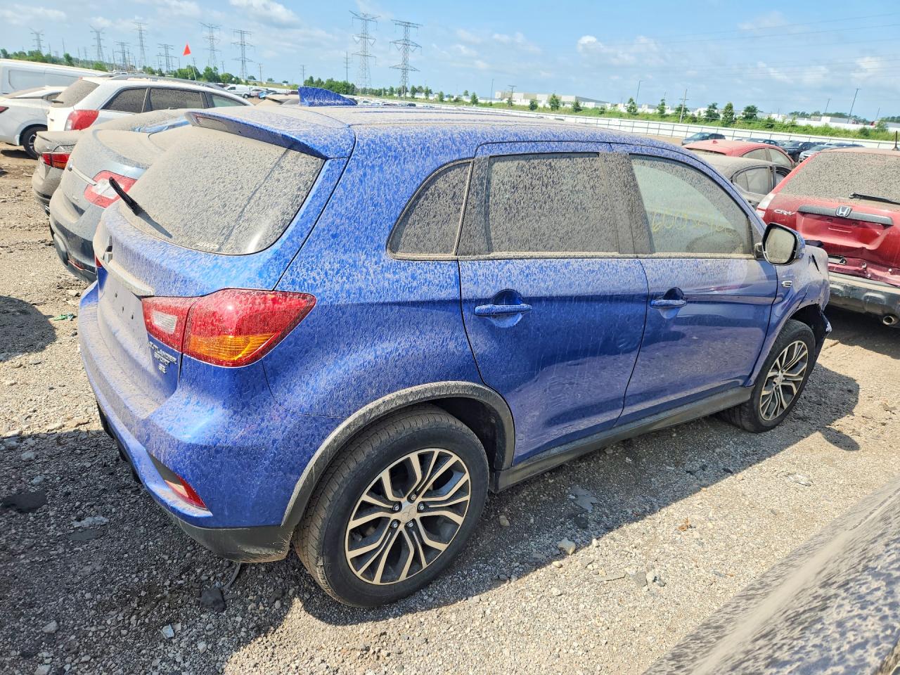 2019 Mitsubishi Outlander Sport Es/se/le/sp Blue vin: JA4AR3AUXKU007072