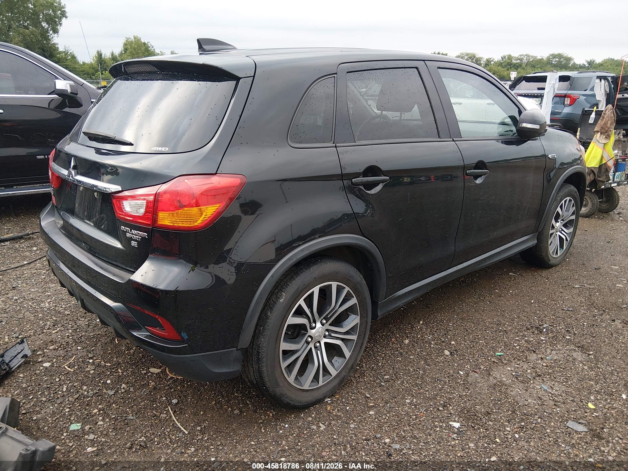 2018 Mitsubishi Outlander Sport 2.4 Se Black vin: JA4AR3AW0JU000759