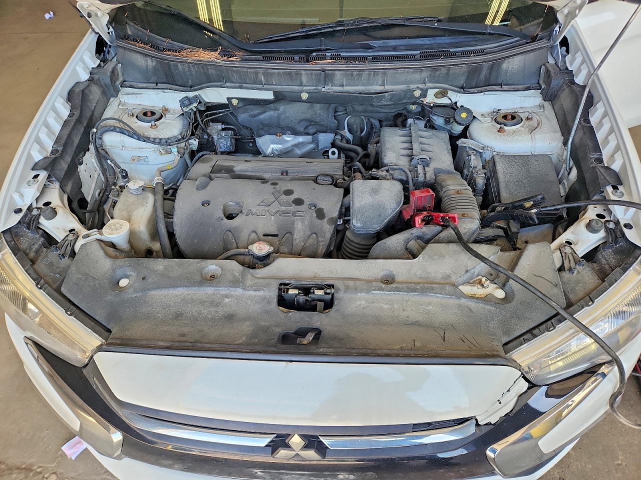 2018 Mitsubishi Outlander Sport Es White vin: JA4AR3AW6JU025584
