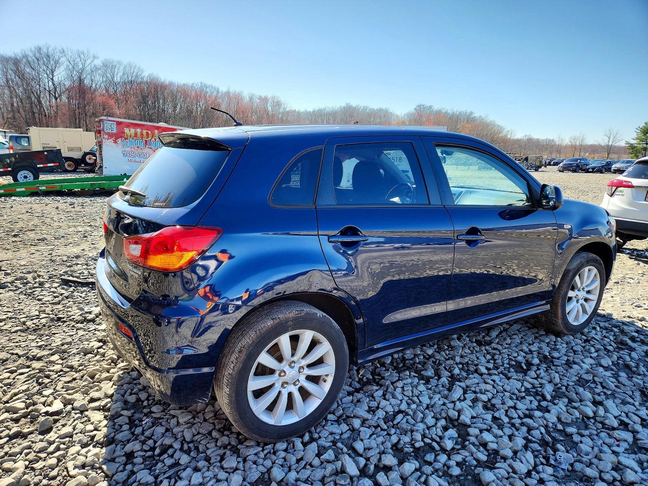 2011 Mitsubishi Outlander Sport Se Blue vin: JA4AR4AU0BZ009762