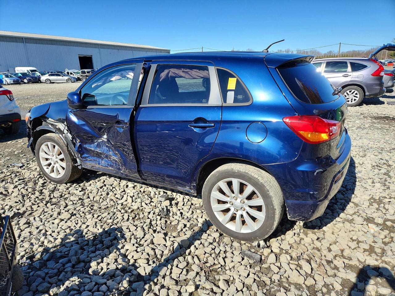 2011 Mitsubishi Outlander Sport Se Blue vin: JA4AR4AU0BZ009762