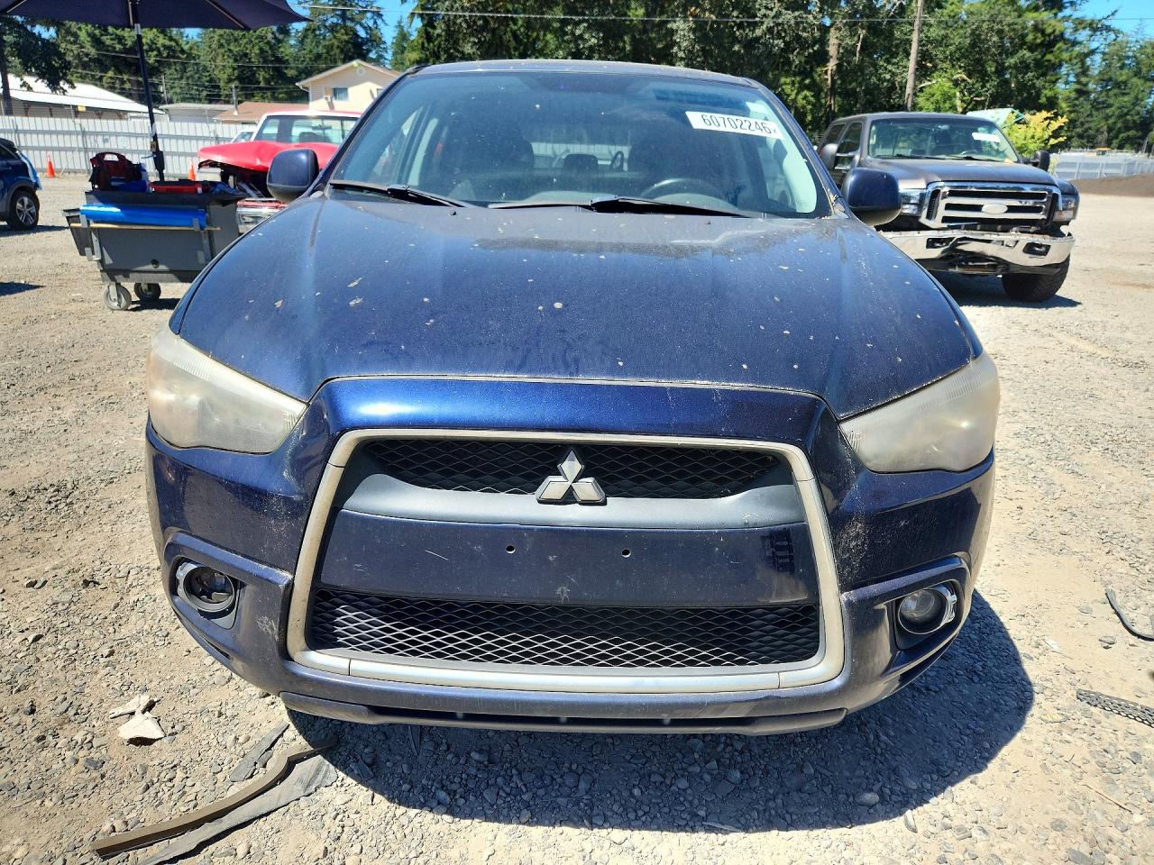2012 Mitsubishi Outlander Sport Se Blue vin: JA4AR4AU0CZ003347