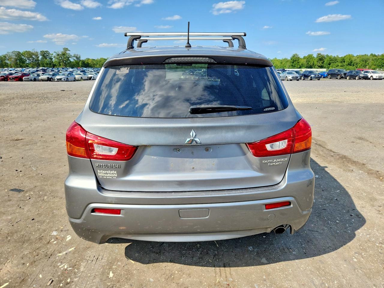 2012 Mitsubishi Outlander Sport Se Gray vin: JA4AR4AU0CZ004417