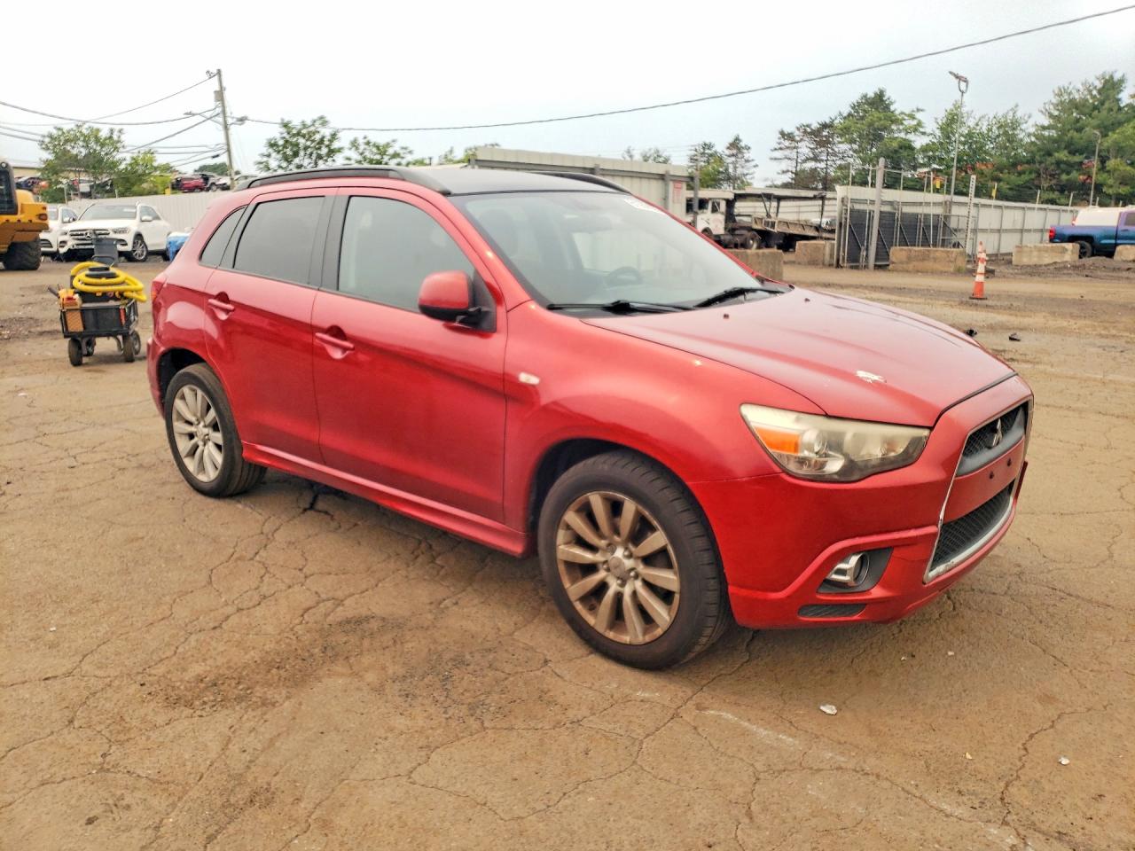 2011 Mitsubishi Outlander Sport Se Red vin: JA4AR4AU1BZ014727