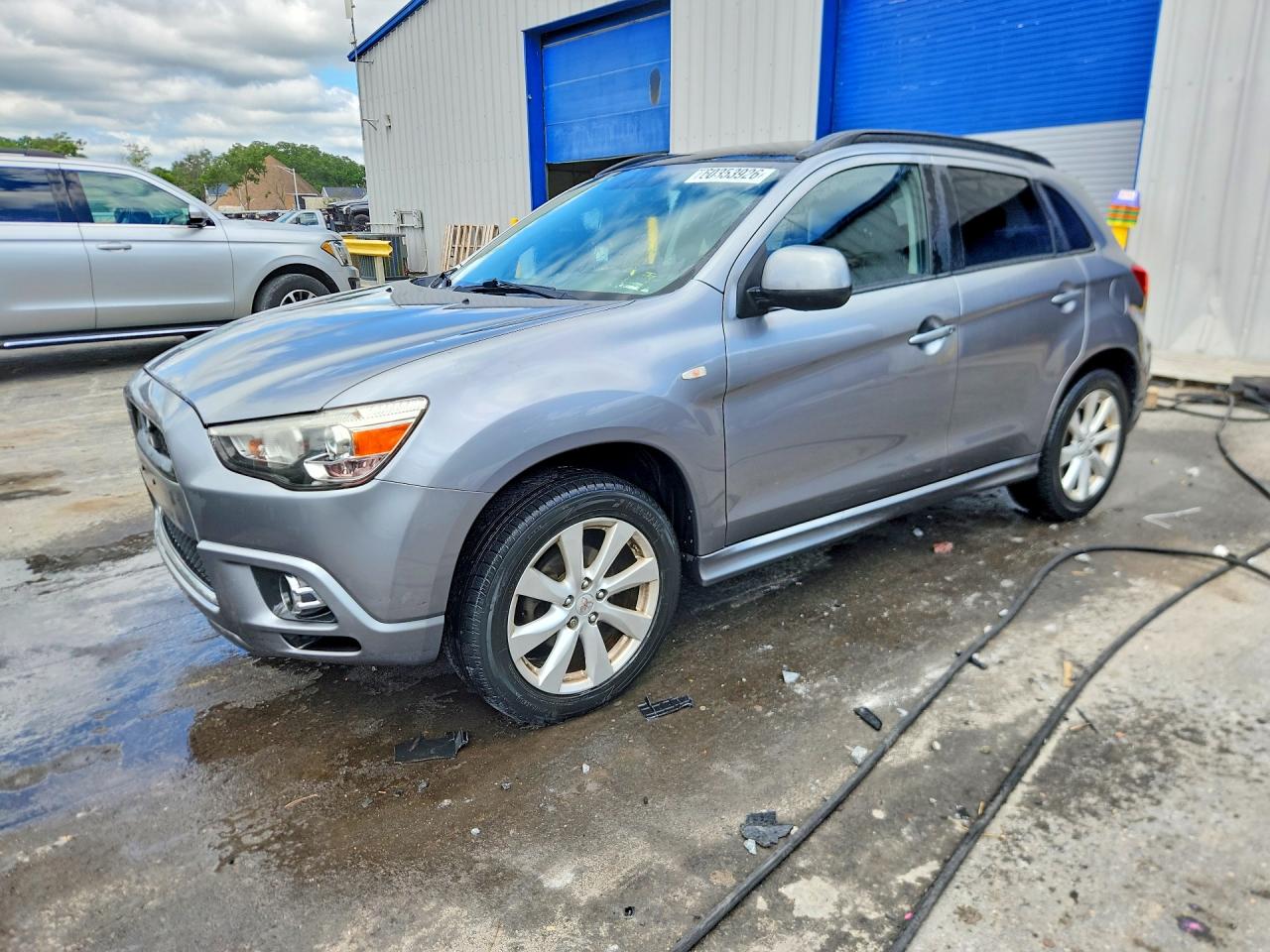 2012 Mitsubishi Outlander Sport Se Серый vin: JA4AR4AU1CZ005642