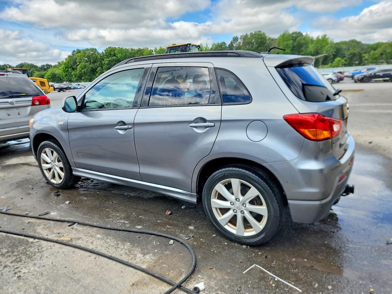 2012 Mitsubishi Outlander Sport Se Серый vin: JA4AR4AU1CZ005642