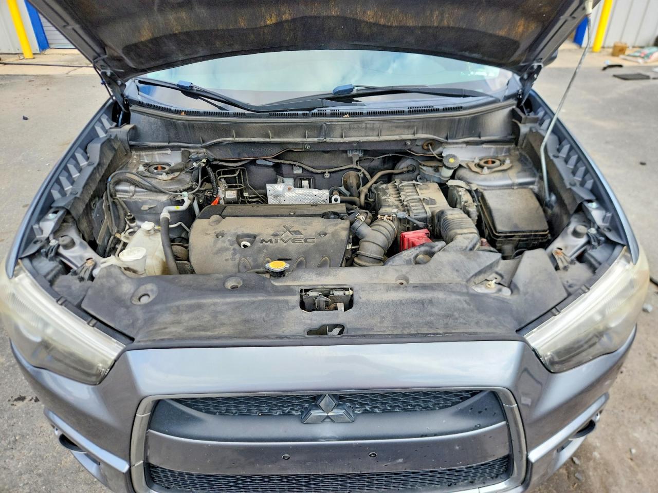 2012 Mitsubishi Outlander Sport Se Серый vin: JA4AR4AU1CZ005642
