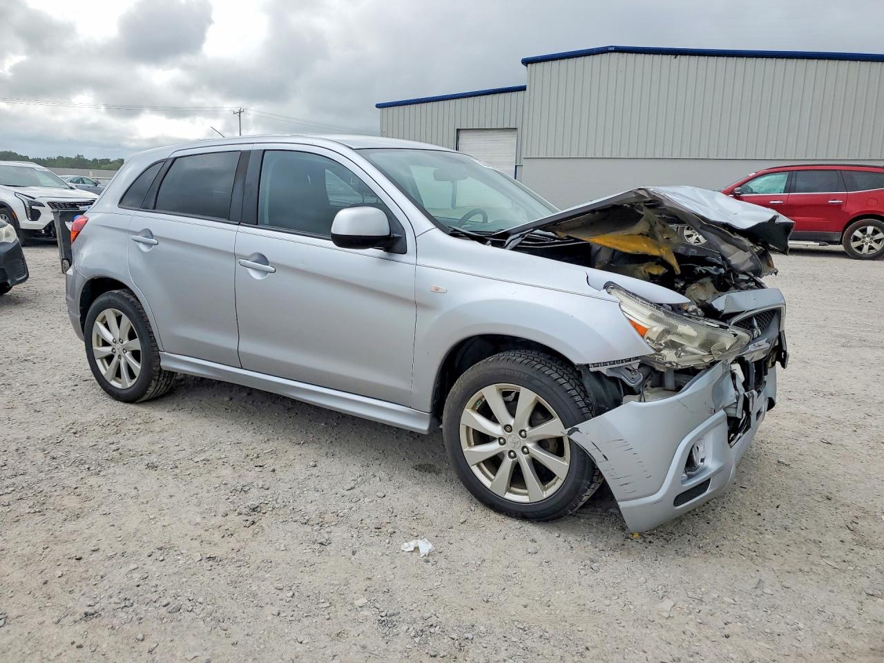 2012 Mitsubishi Outlander Sport Se Silver vin: JA4AR4AU1CZ009822