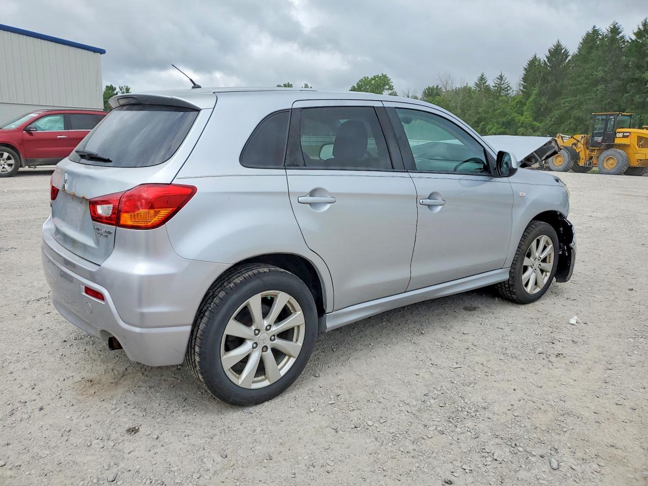 2012 Mitsubishi Outlander Sport Se Silver vin: JA4AR4AU1CZ009822