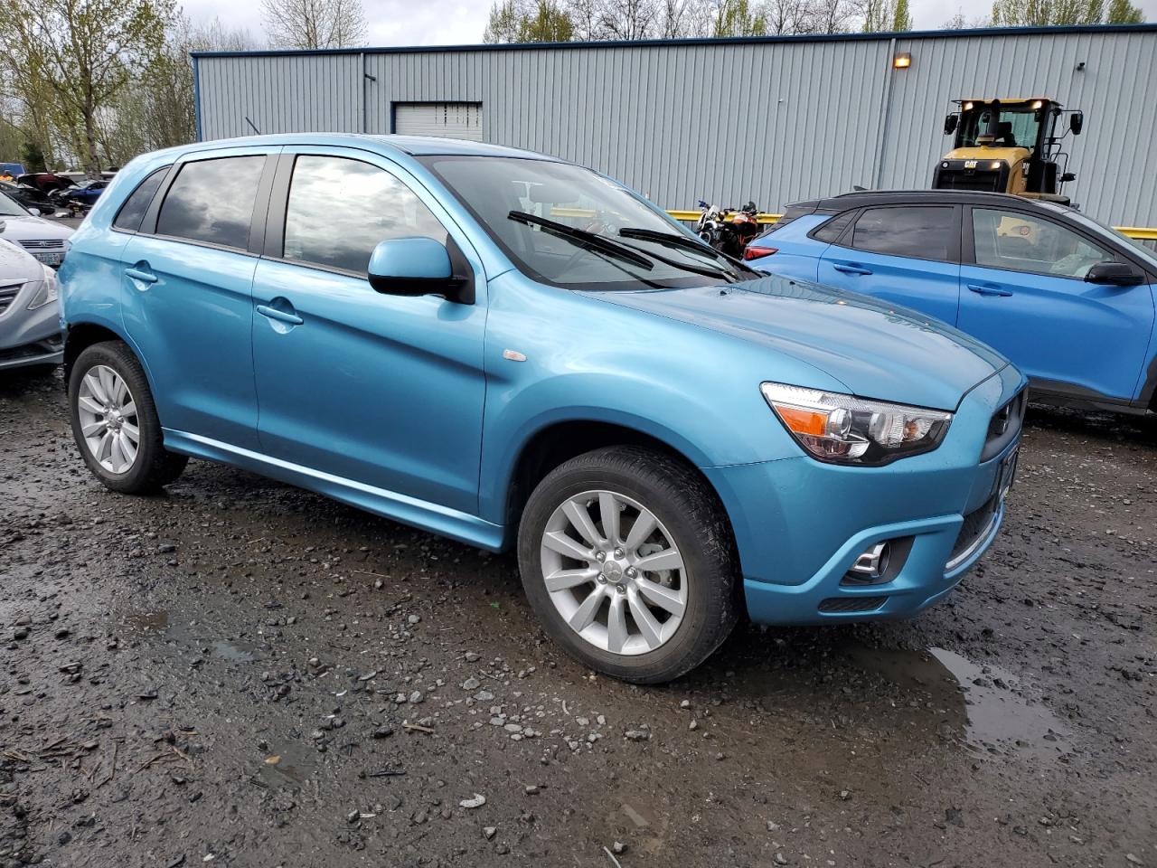 2011 Mitsubishi Outlander Sport Se Blue vin: JA4AR4AU2BZ015255