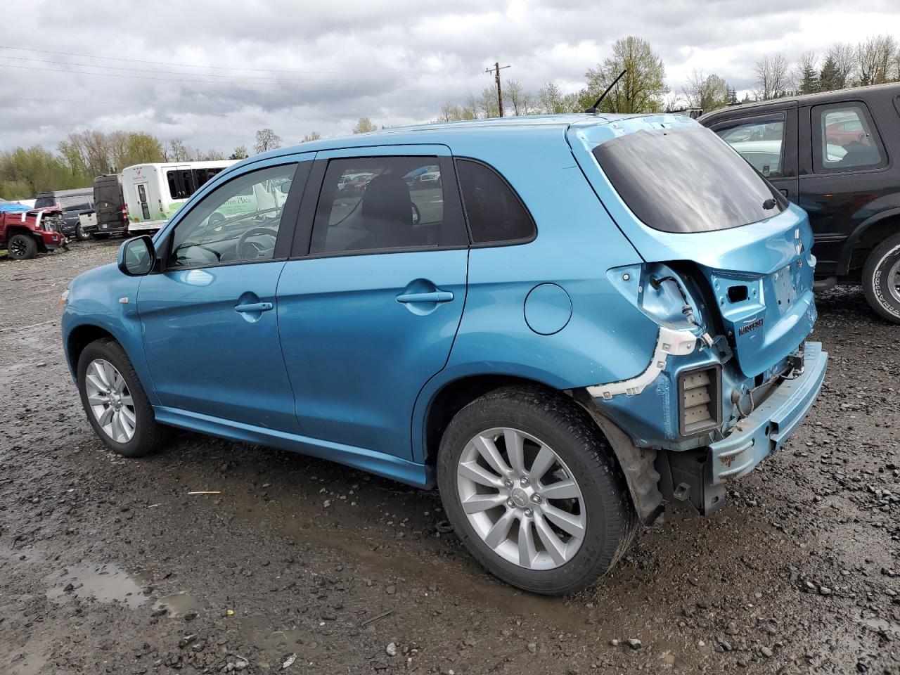 2011 Mitsubishi Outlander Sport Se Blue vin: JA4AR4AU2BZ015255