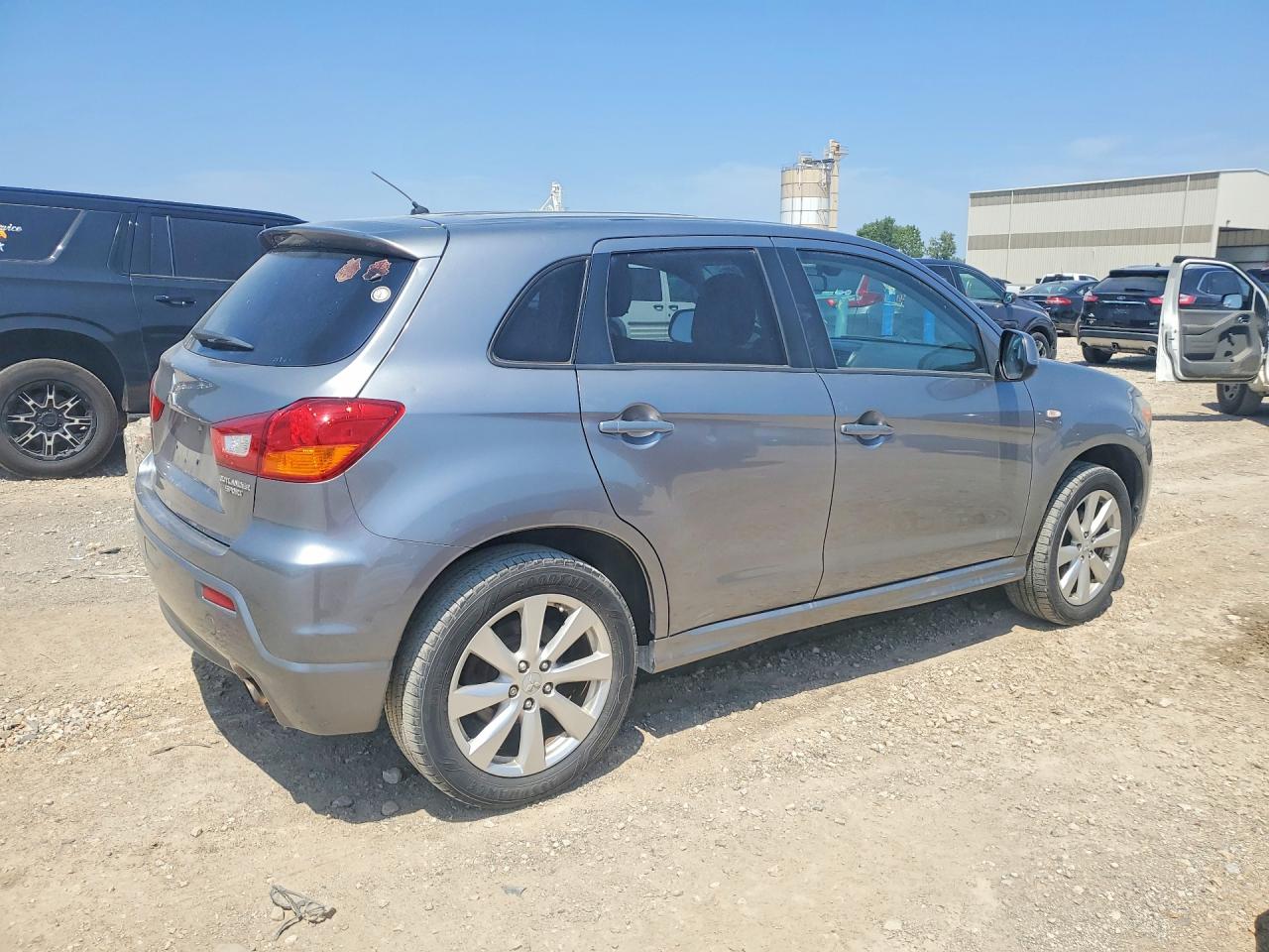 2012 Mitsubishi Outlander Sport Se Gray vin: JA4AR4AU2CZ009702