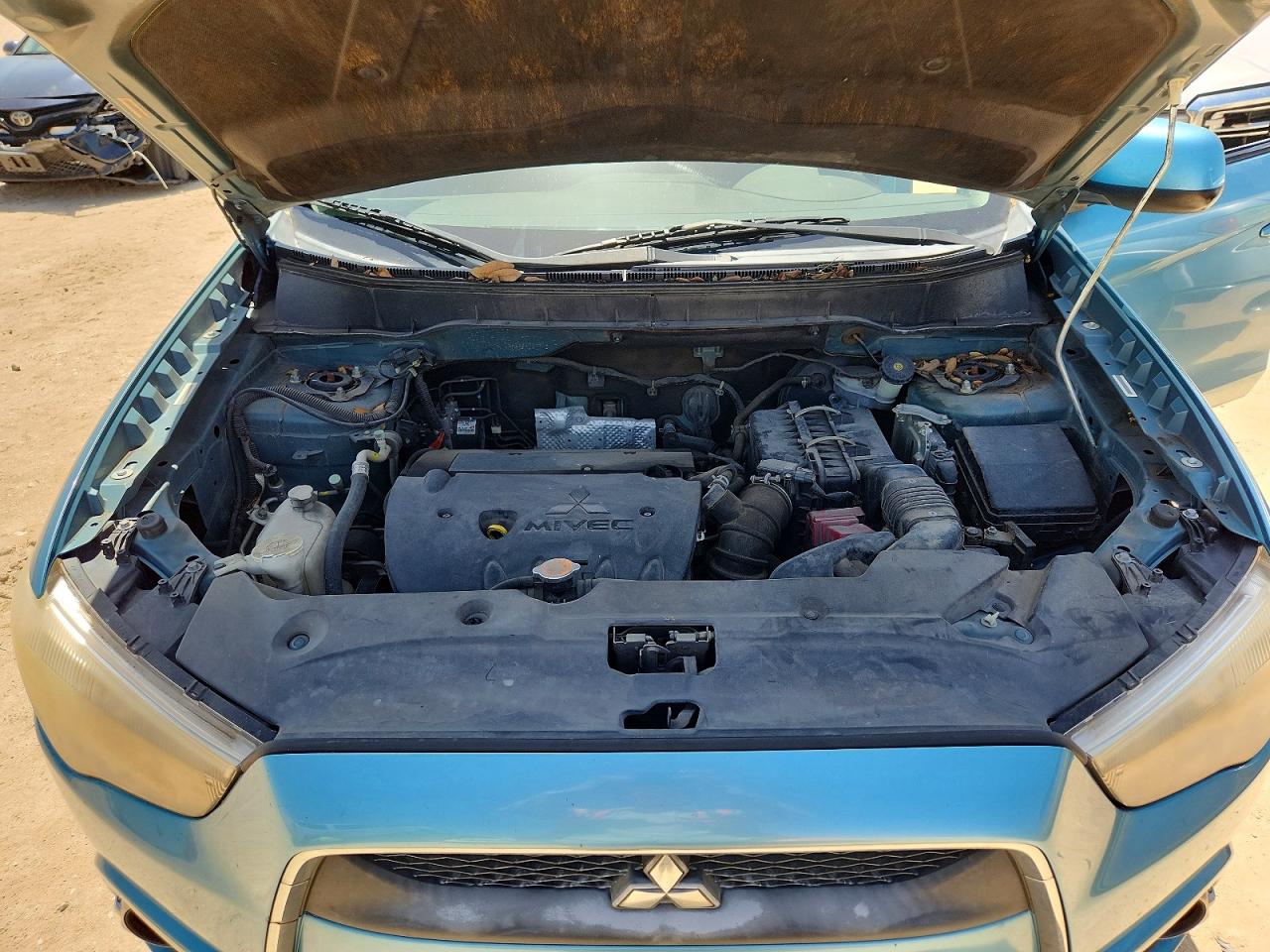 2011 Mitsubishi Outlander Sport Se Blue vin: JA4AR4AU3BZ003714