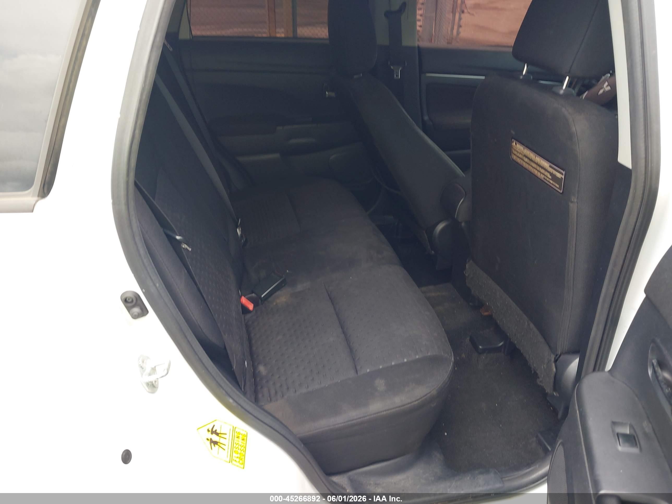2011 Mitsubishi Outlander Sport Se Белый vin: JA4AR4AU3BZ004734