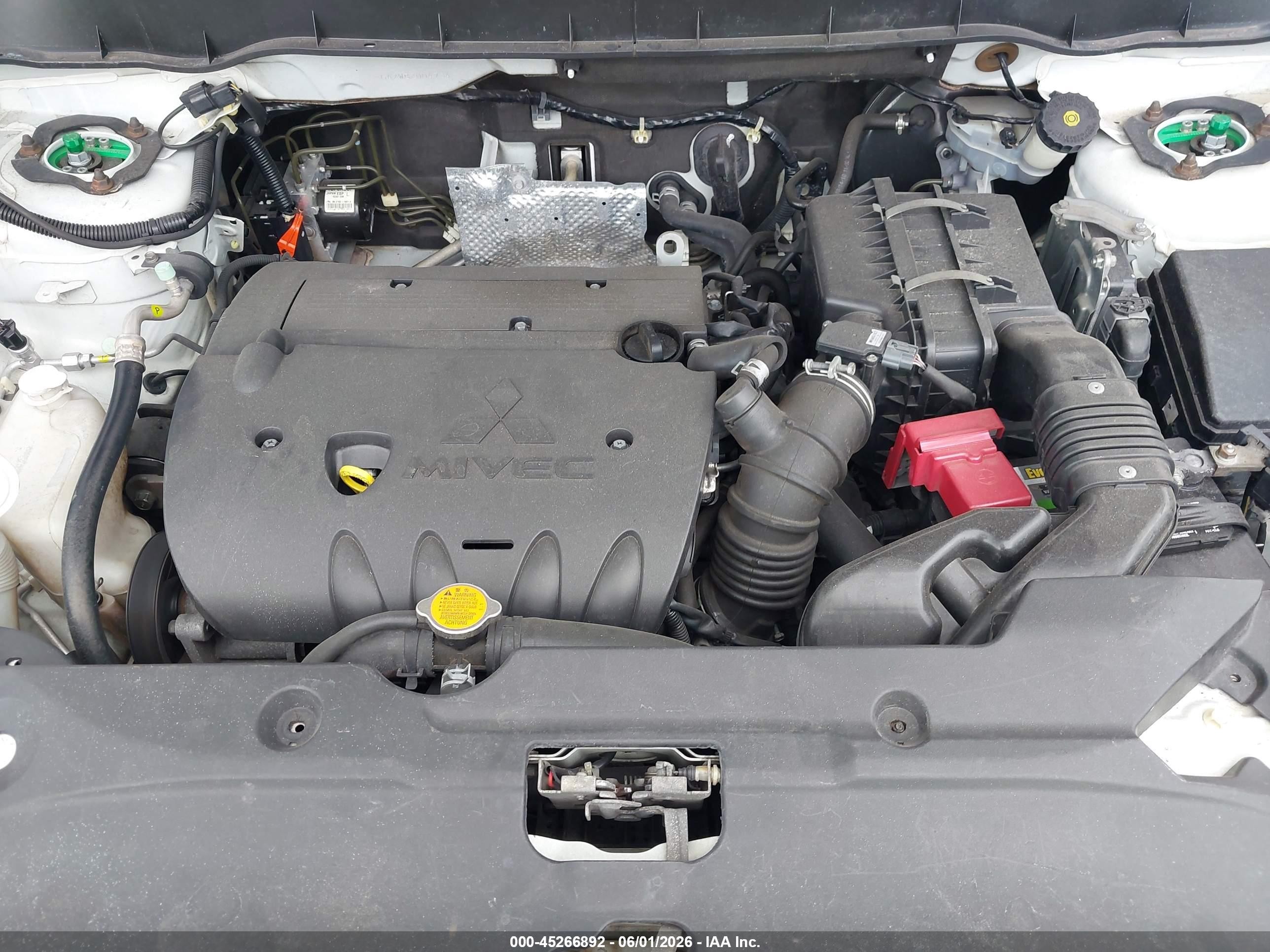 2011 Mitsubishi Outlander Sport Se Белый vin: JA4AR4AU3BZ004734