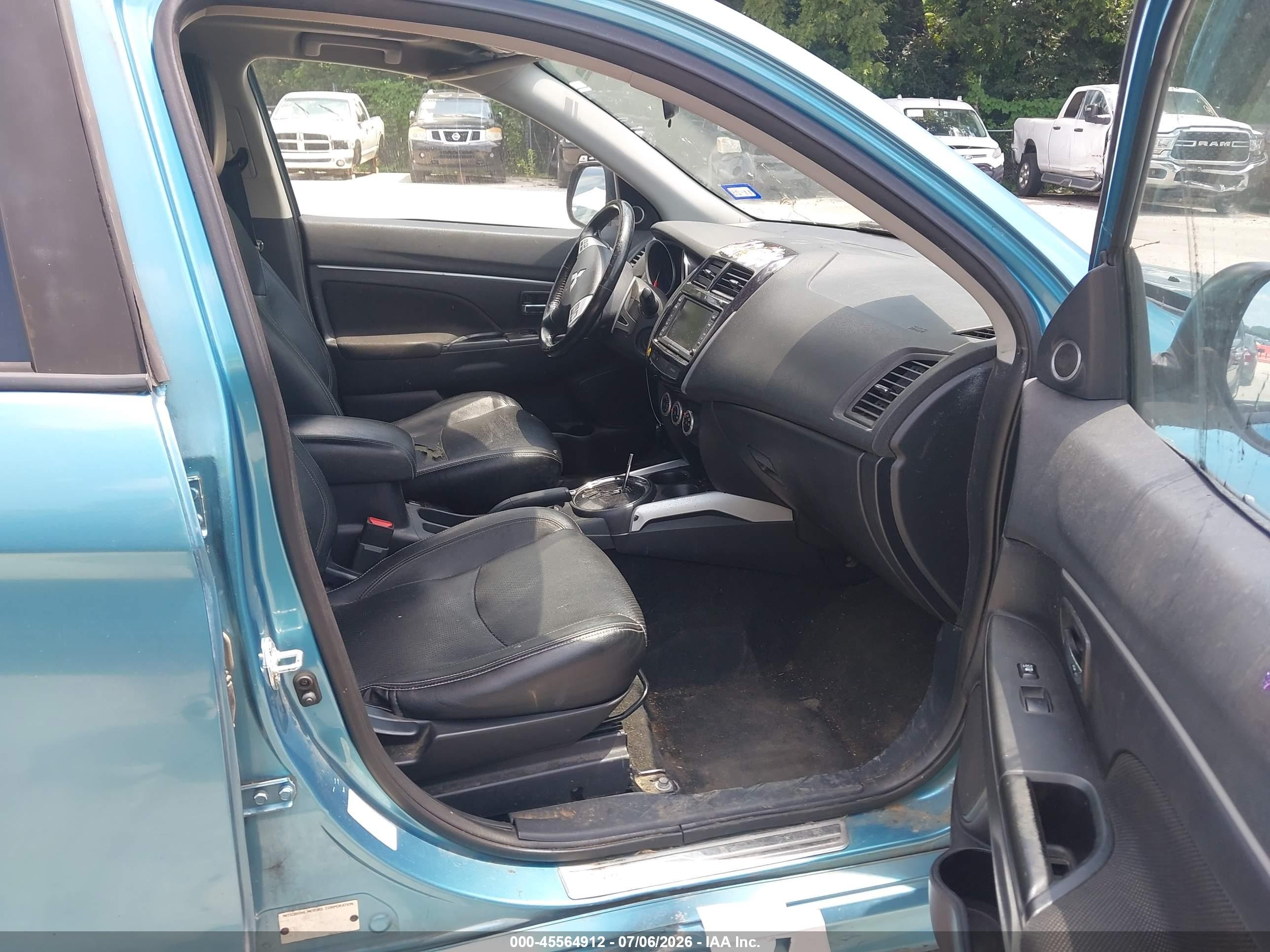 2011 Mitsubishi Outlander Sport Se Синий vin: JA4AR4AU3BZ005155