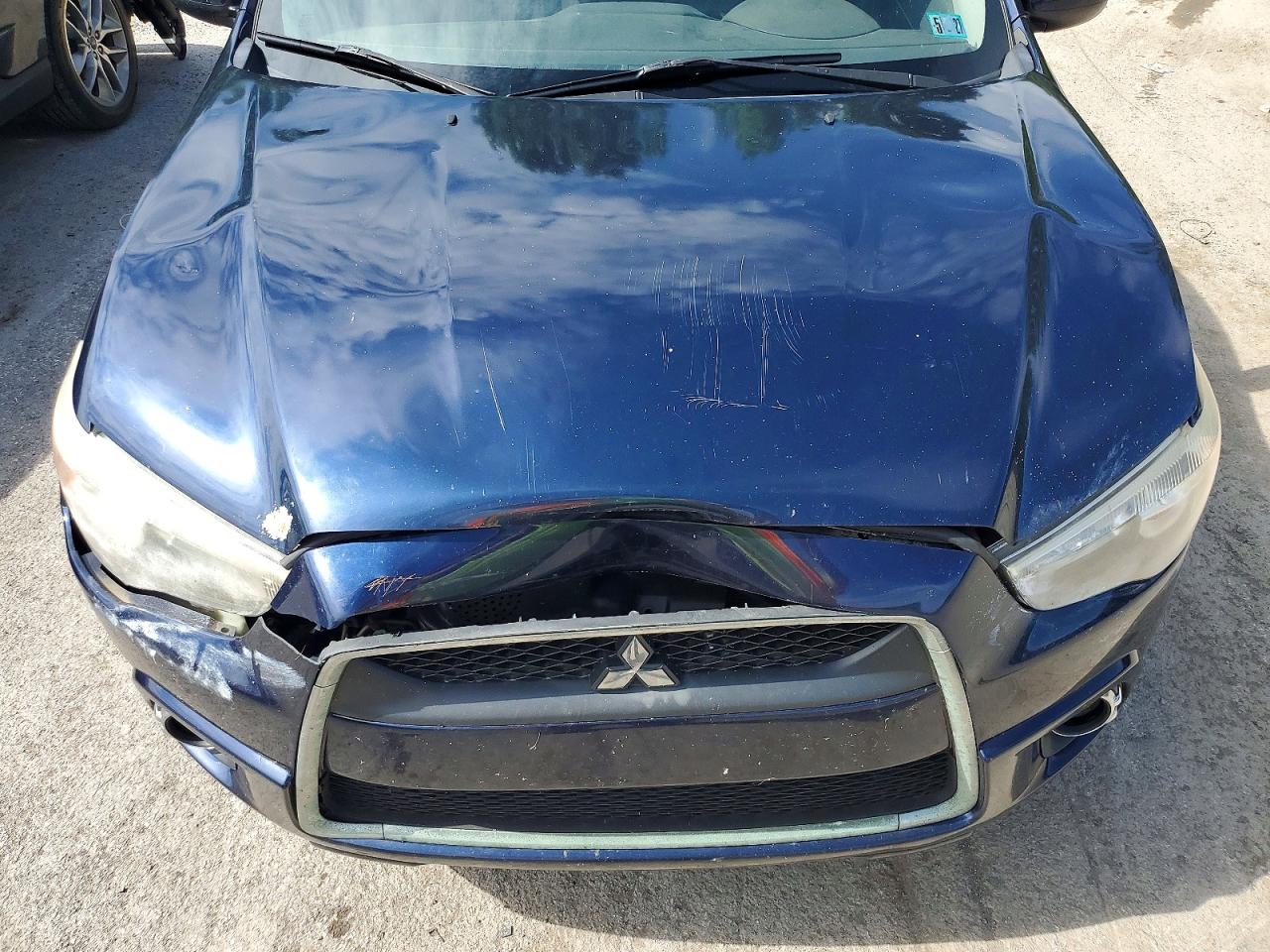 2011 Mitsubishi Outlander Sport Se Blue vin: JA4AR4AU3BZ013496
