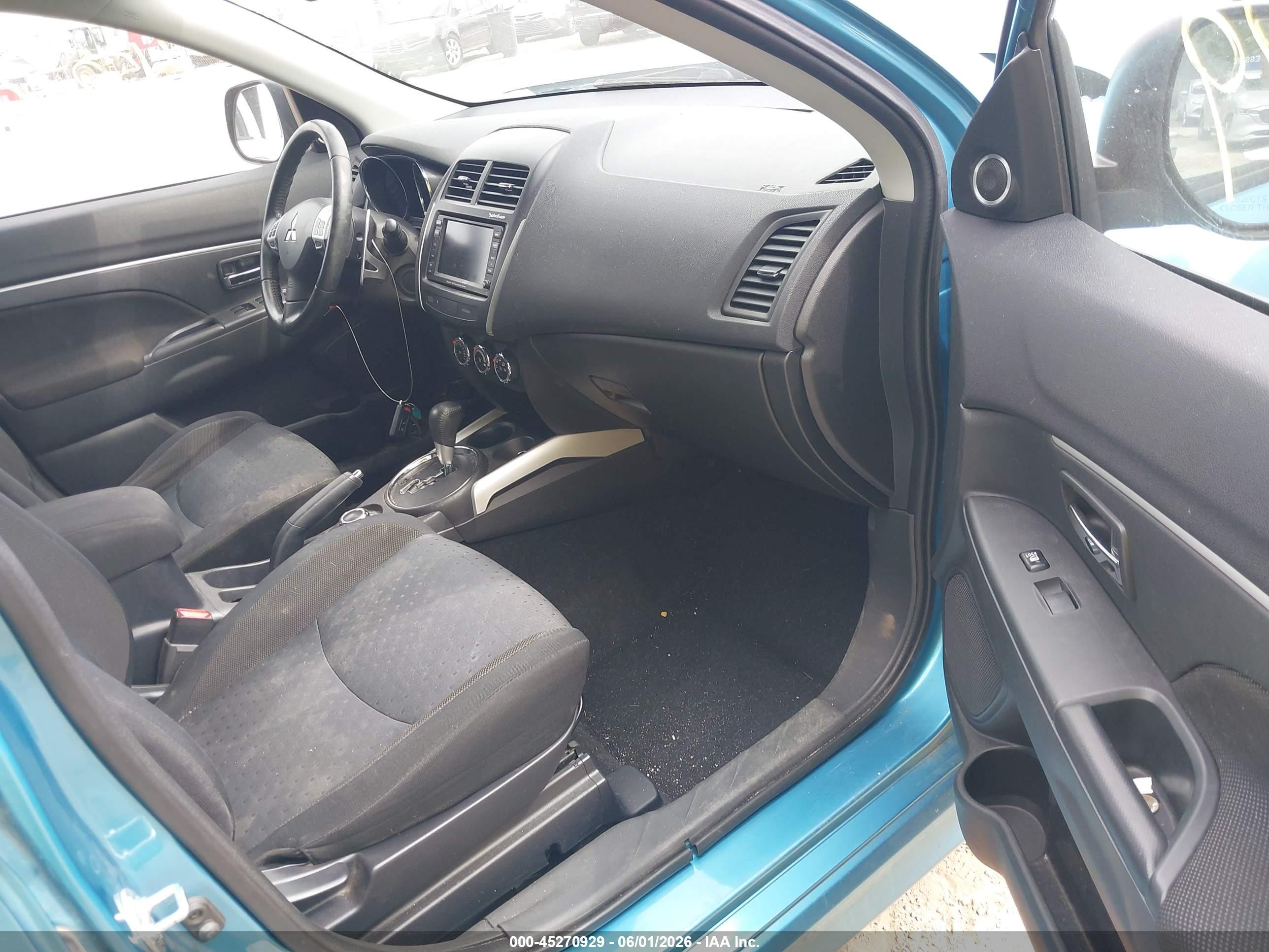 2012 Mitsubishi Outlander Sport Se Blue vin: JA4AR4AU3CZ011099