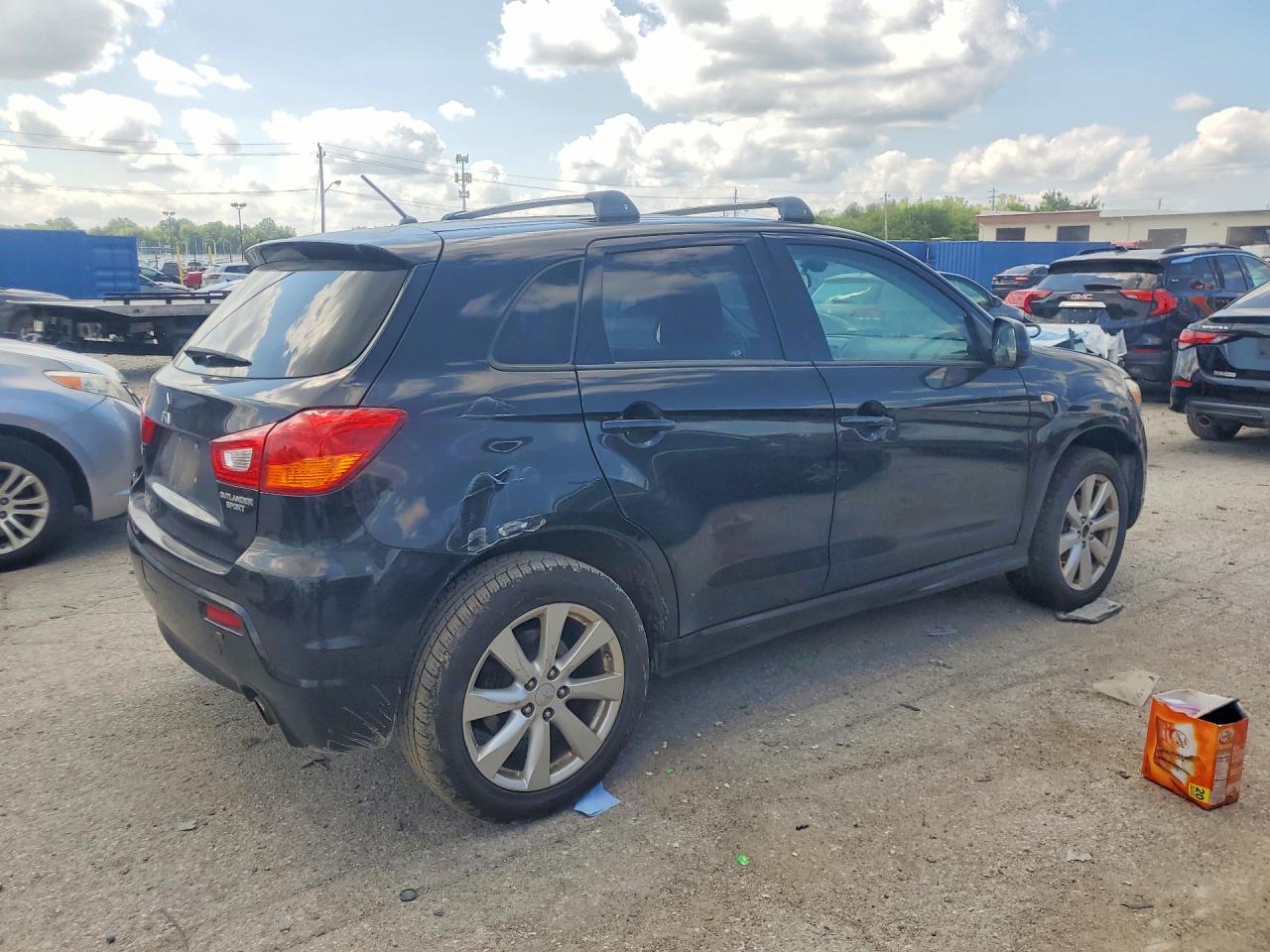 2012 Mitsubishi Outlander Sport Se Black vin: JA4AR4AU3CZ011961