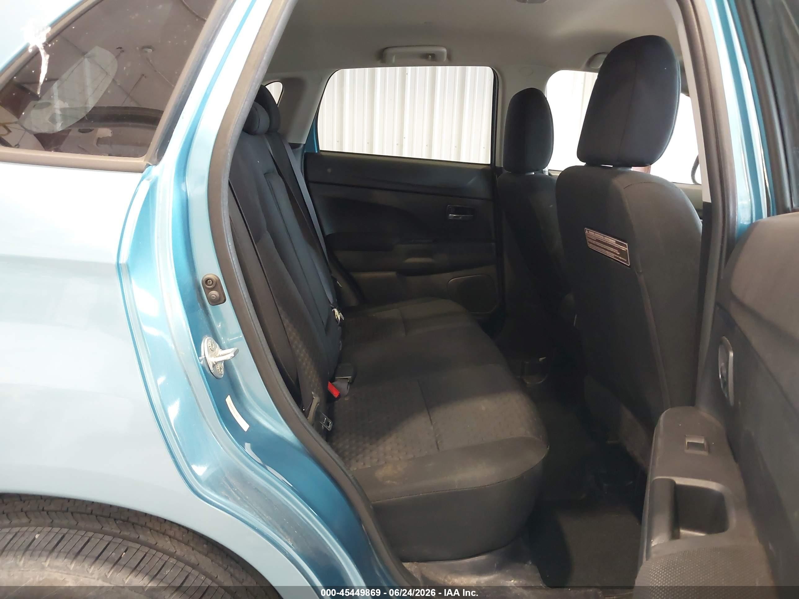 2011 Mitsubishi Outlander Sport Se Blue vin: JA4AR4AU4BZ001941