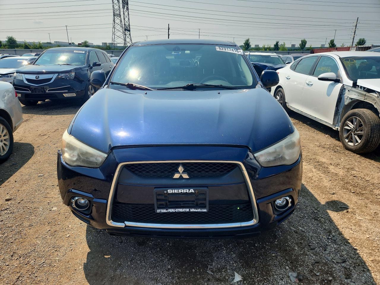 2011 Mitsubishi Outlander Sport Se Blue vin: JA4AR4AU4BZ008873