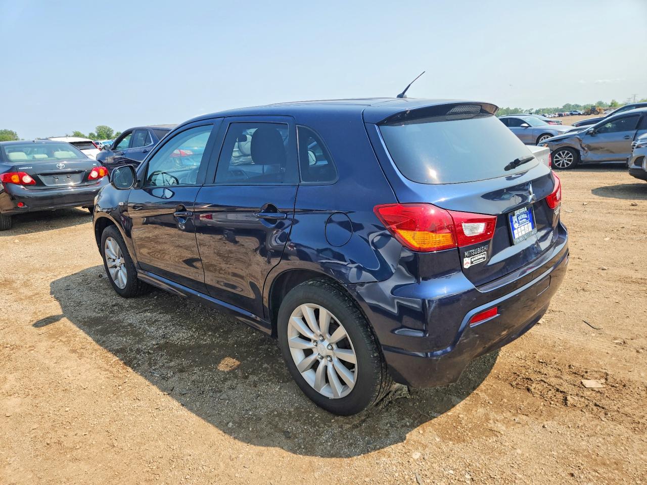 2011 Mitsubishi Outlander Sport Se Blue vin: JA4AR4AU4BZ008873