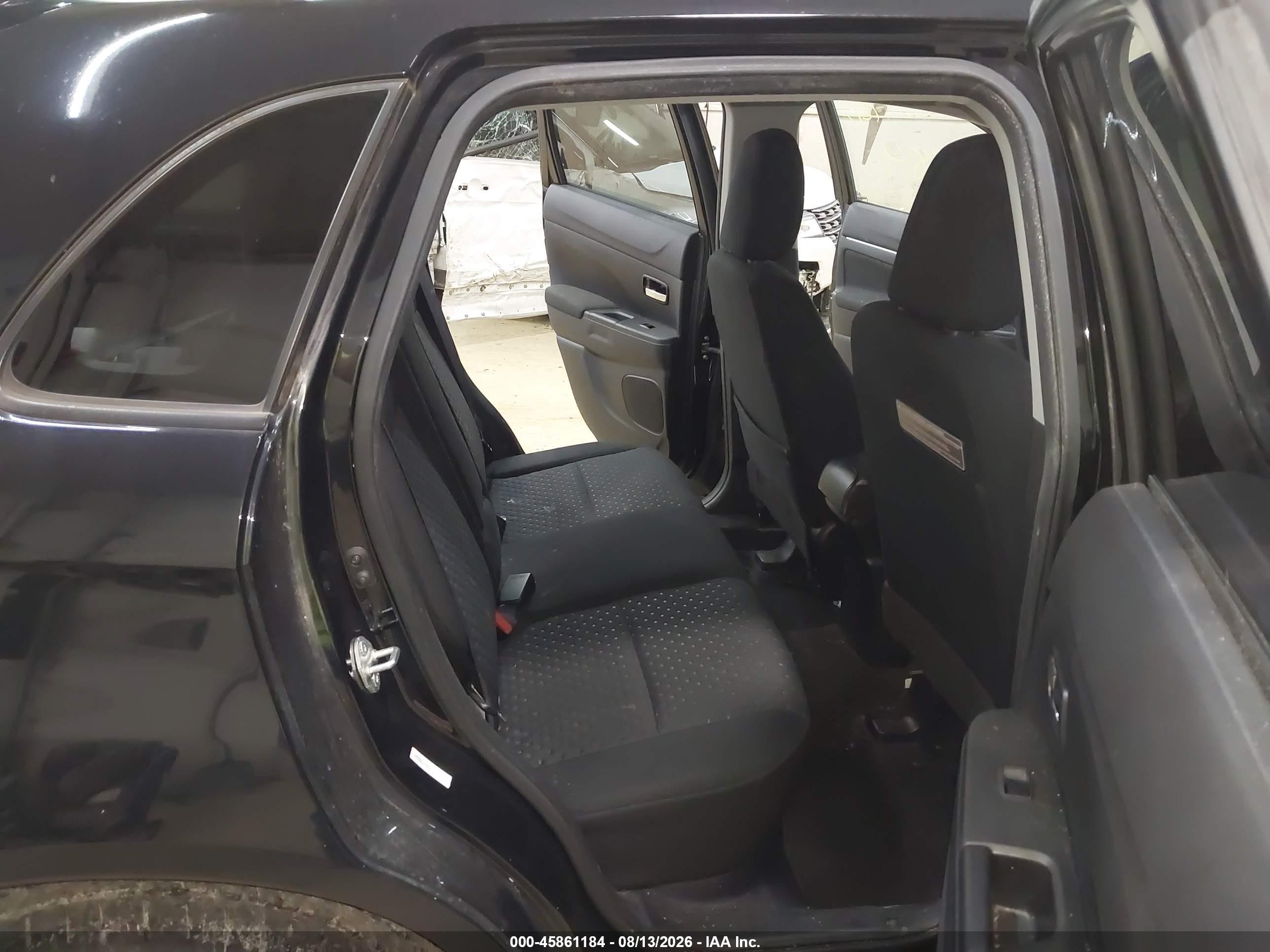 2011 Mitsubishi Outlander Sport Se Черный vin: JA4AR4AU5BZ009398
