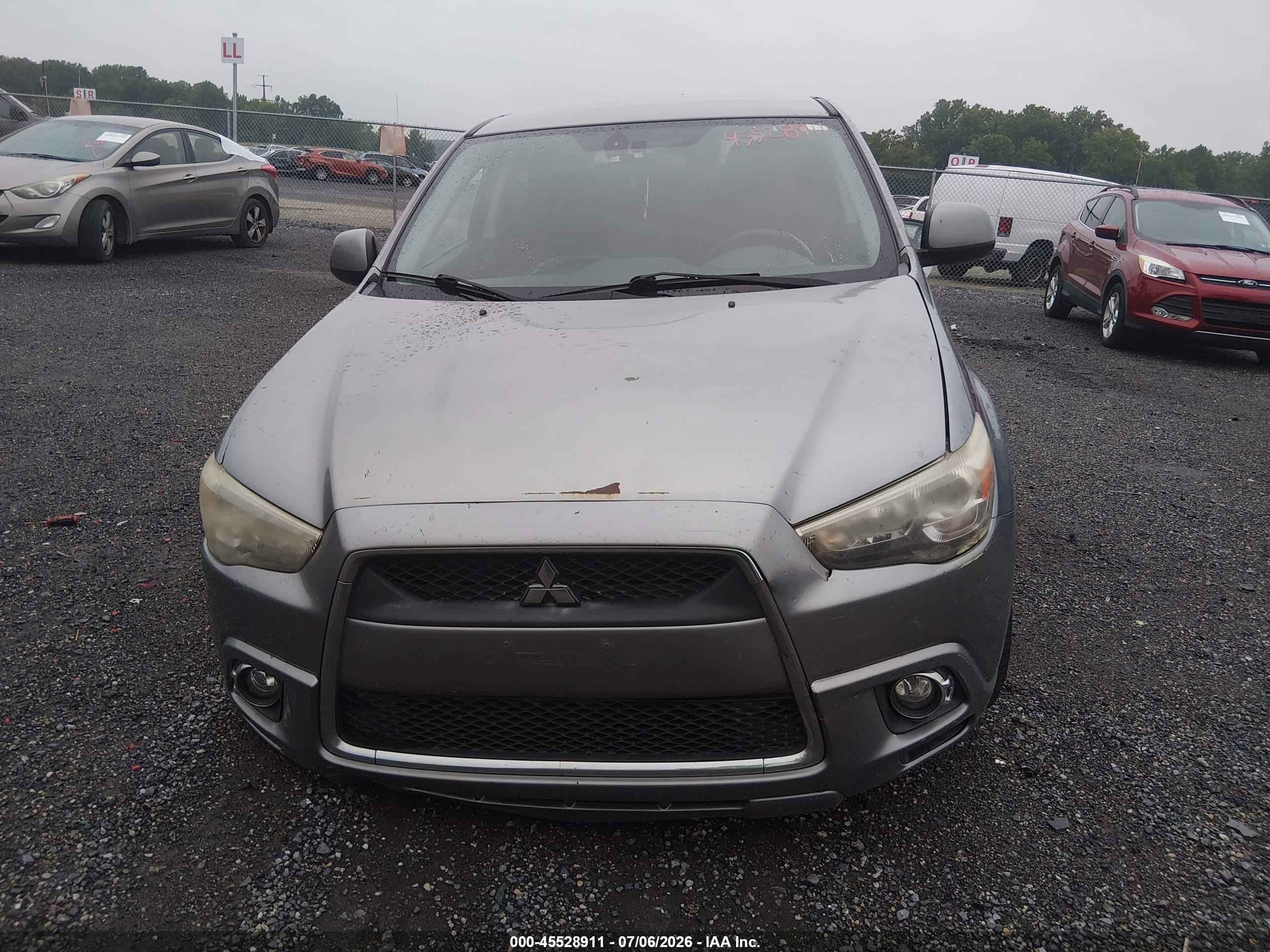 2011 Mitsubishi Outlander Sport Se Серый vin: JA4AR4AU5BZ015296