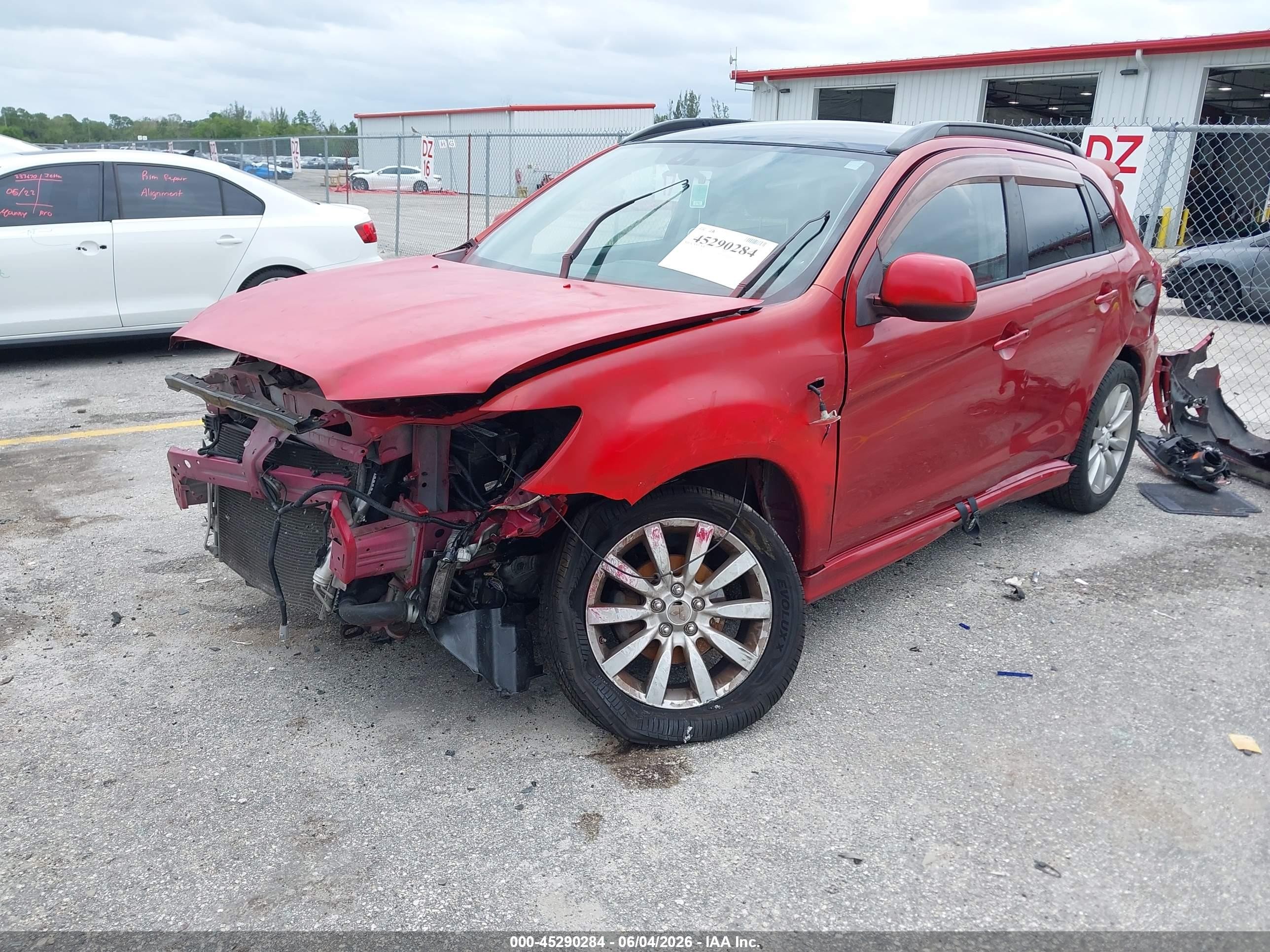 2011 Mitsubishi Outlander Sport Se Red vin: JA4AR4AU6BZ012178