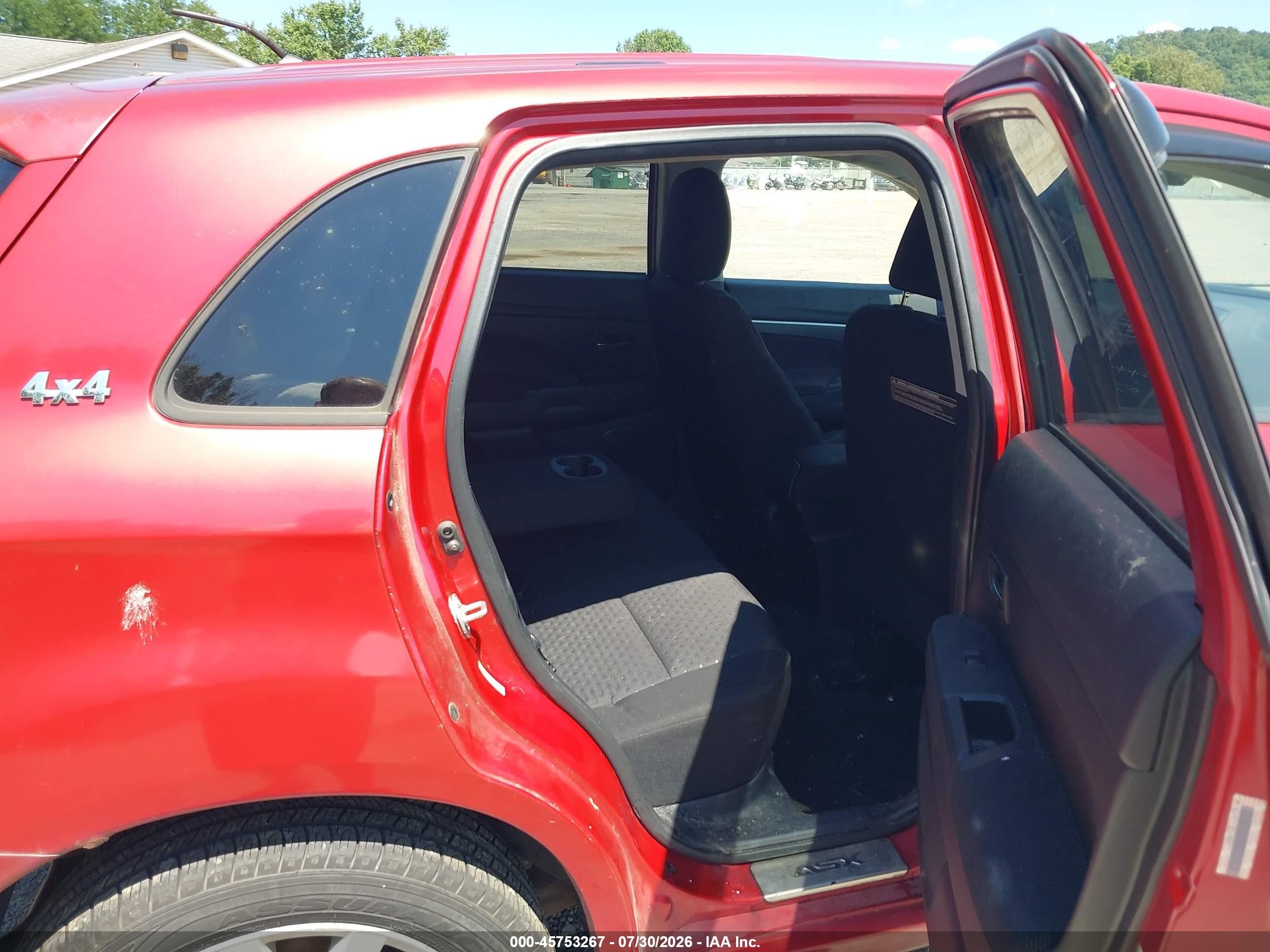 2011 Mitsubishi Outlander Sport Se Red vin: JA4AR4AU6BZ014819
