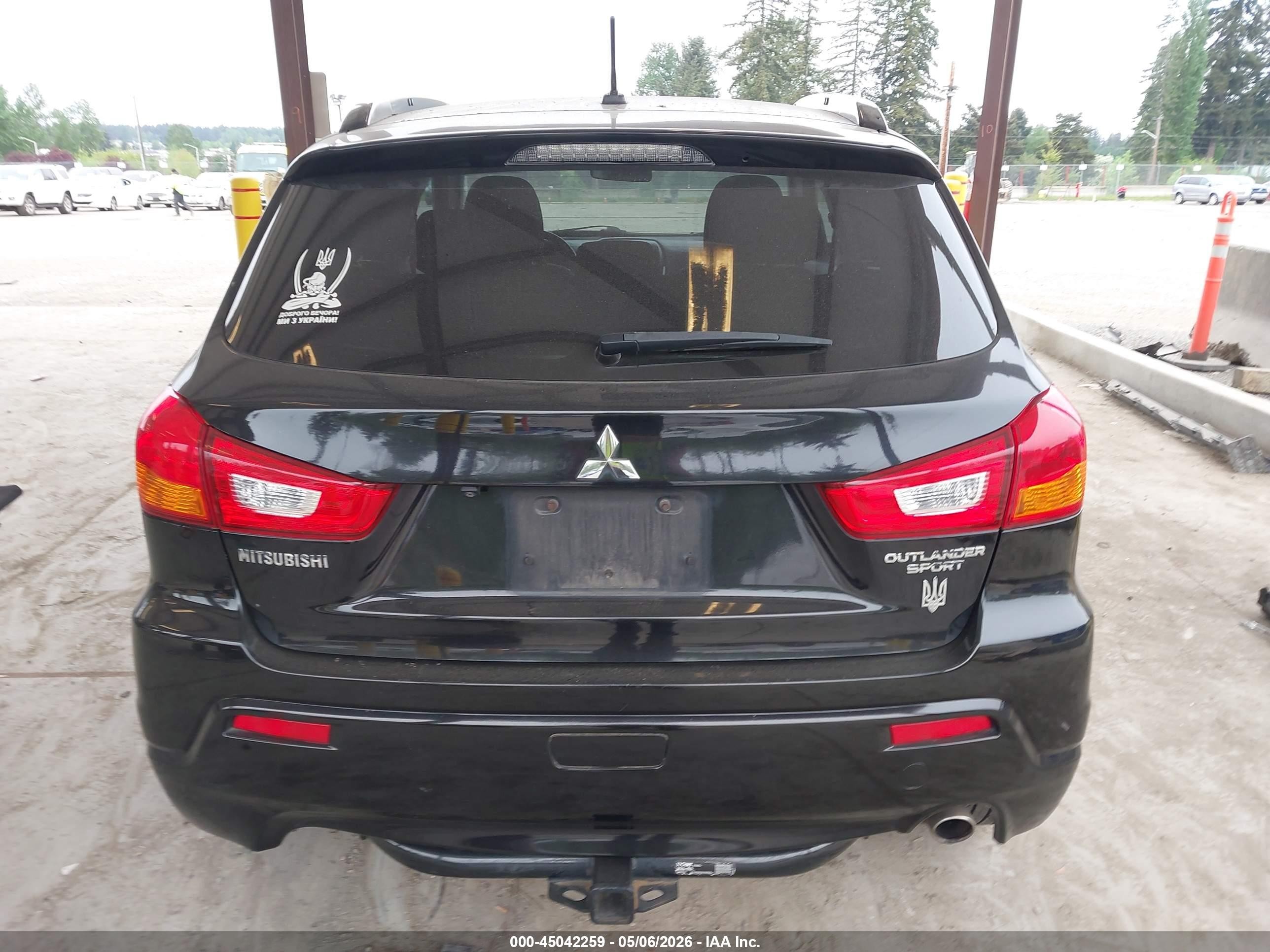 2011 Mitsubishi Outlander Sport Se Черный vin: JA4AR4AU6BZ018188